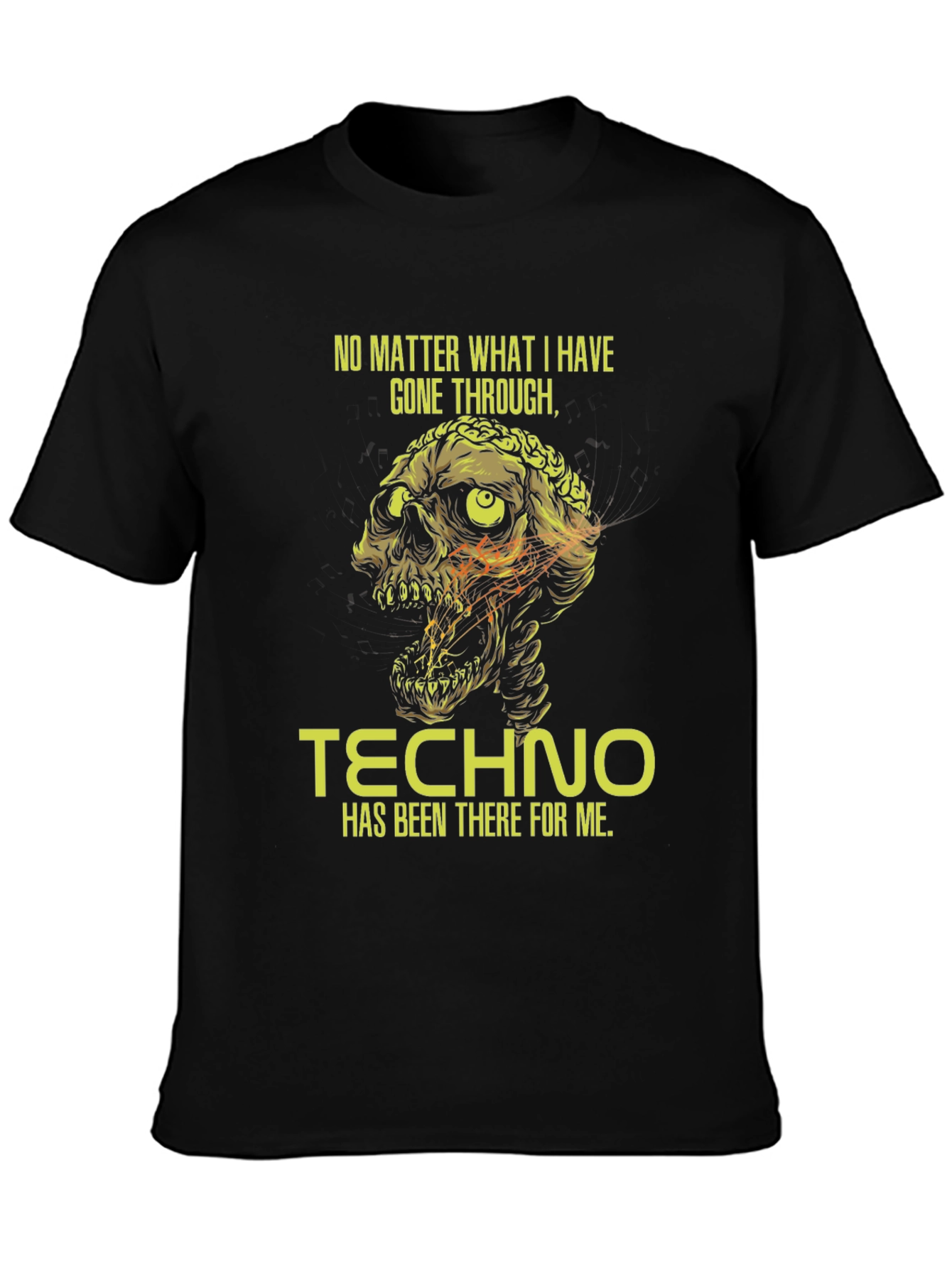 Techno Skull Graphic T-Shirt