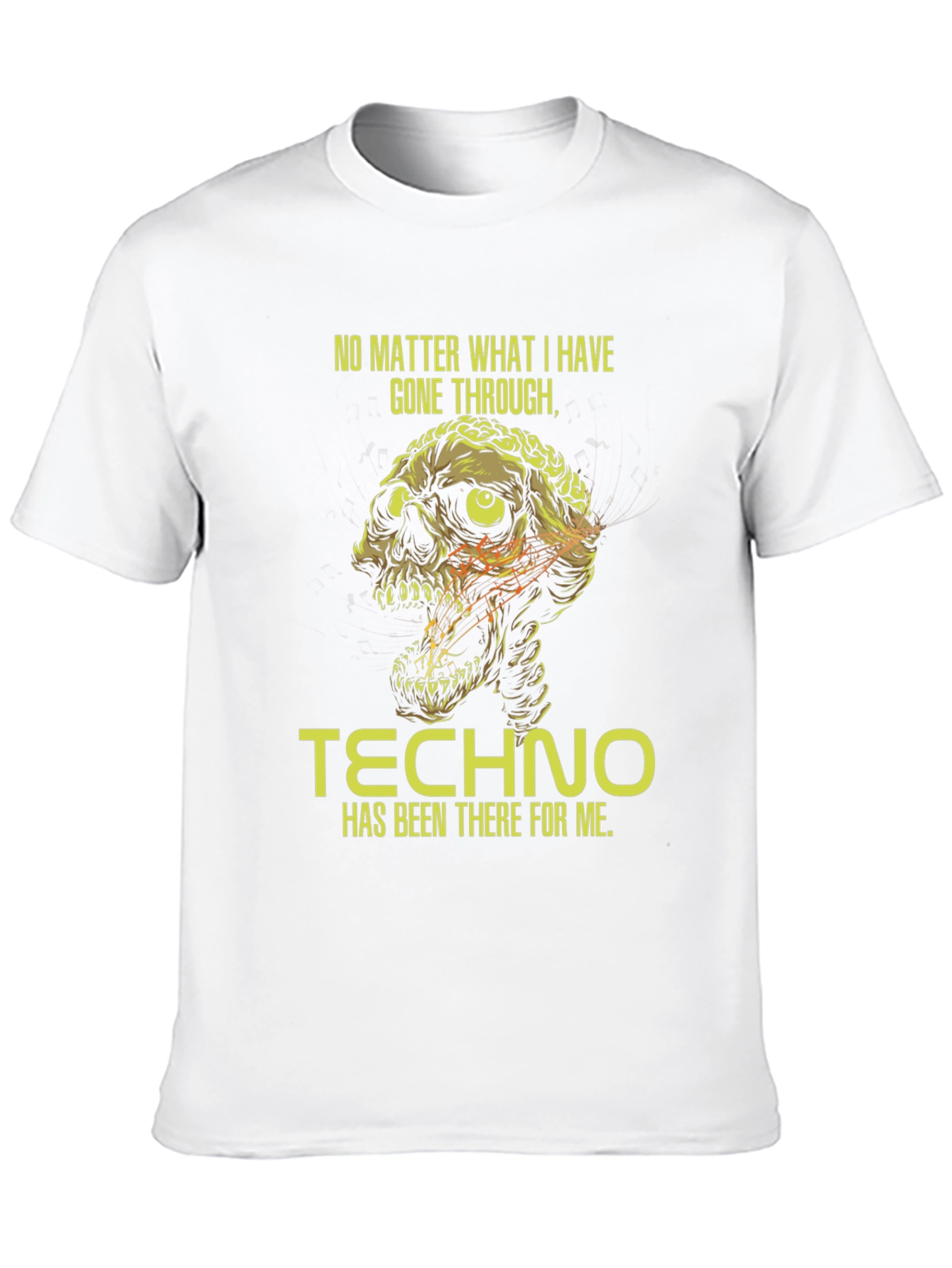 Techno Skull Graphic T-Shirt