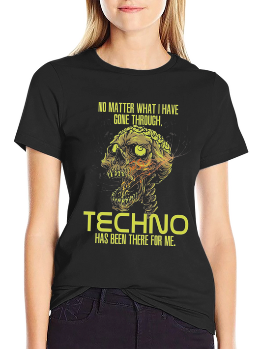 Techno Skull Graphic T-Shirt