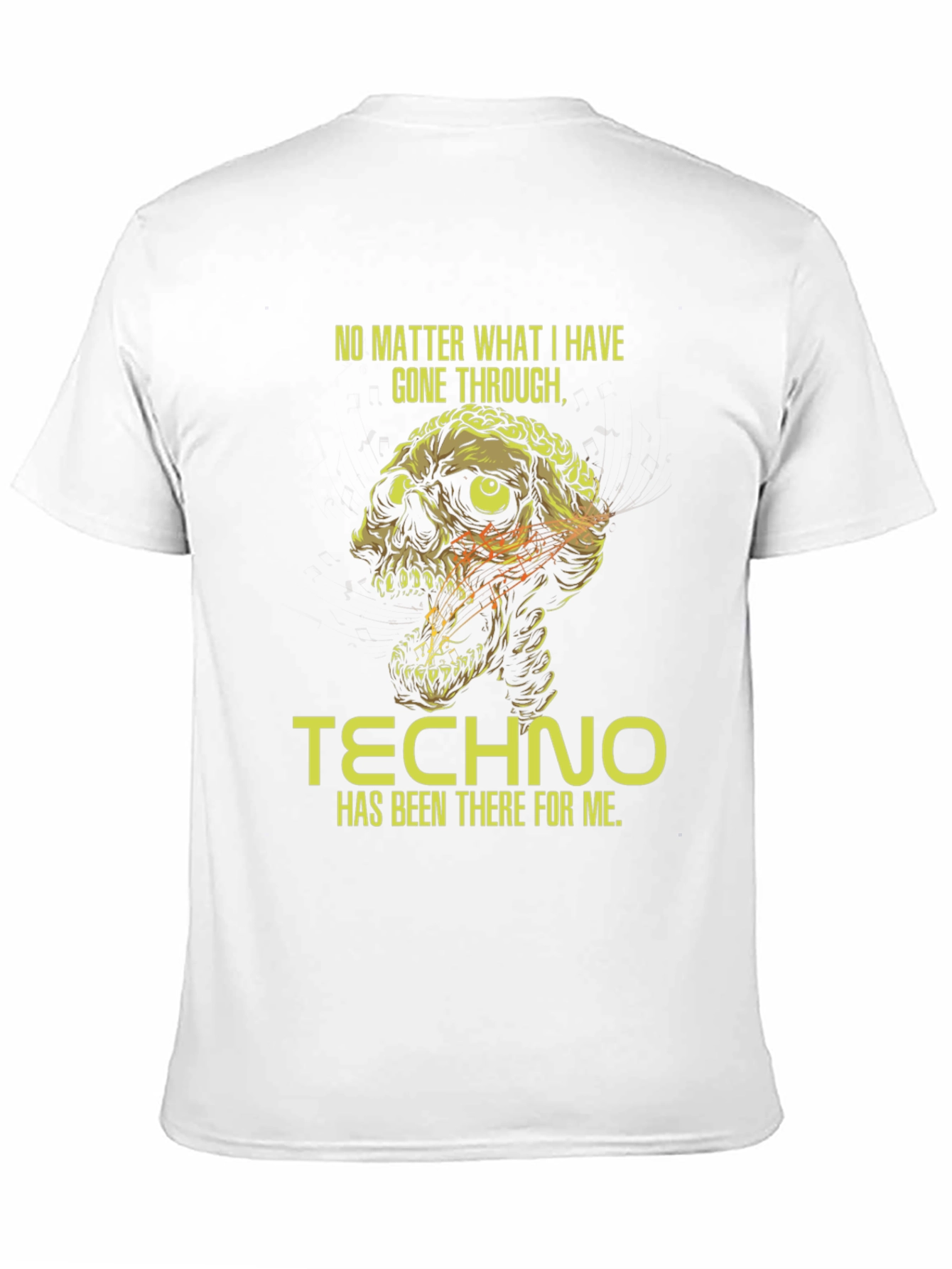 Techno Skull Graphic T-Shirt