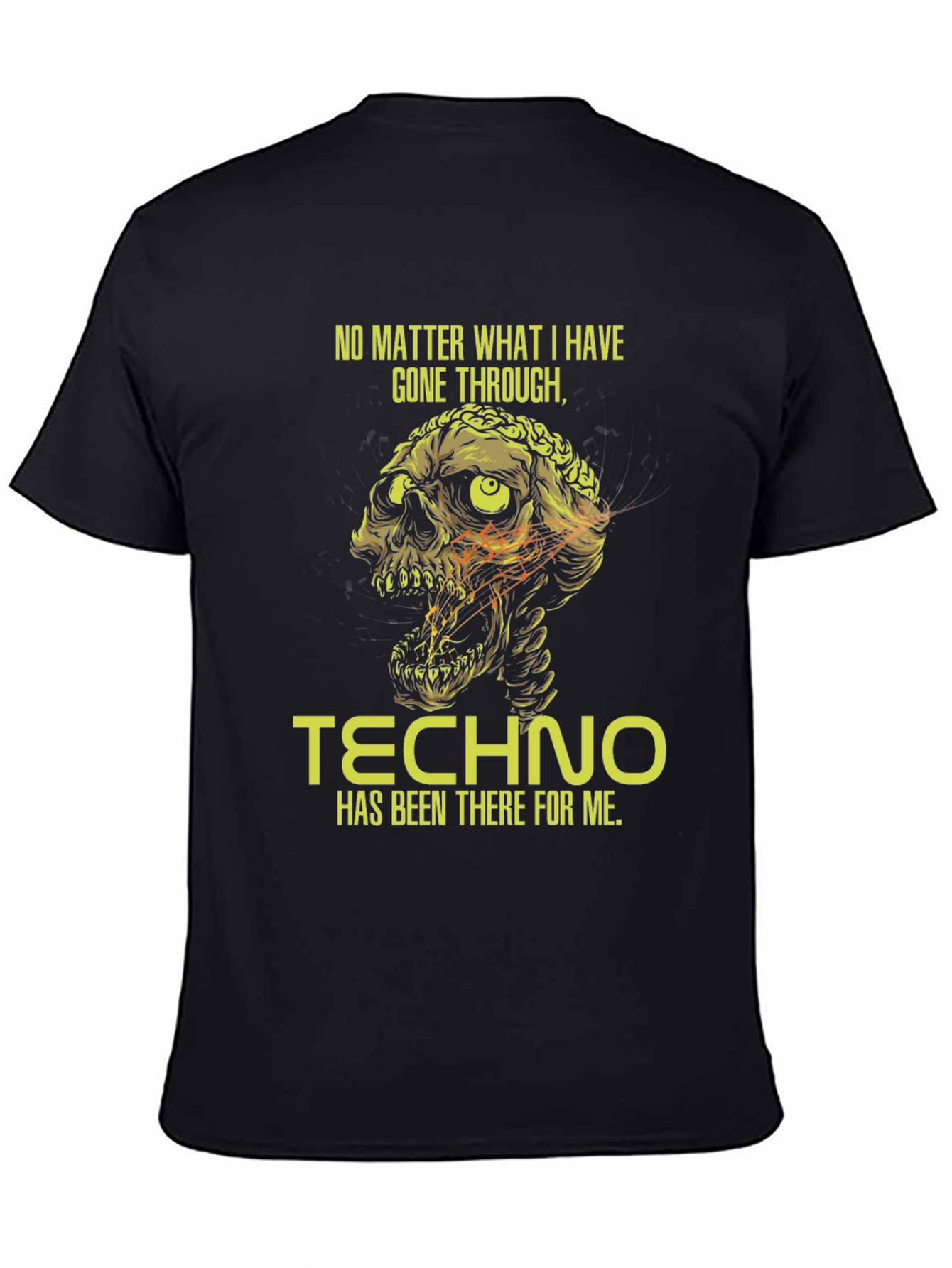 Techno Skull Graphic T-Shirt