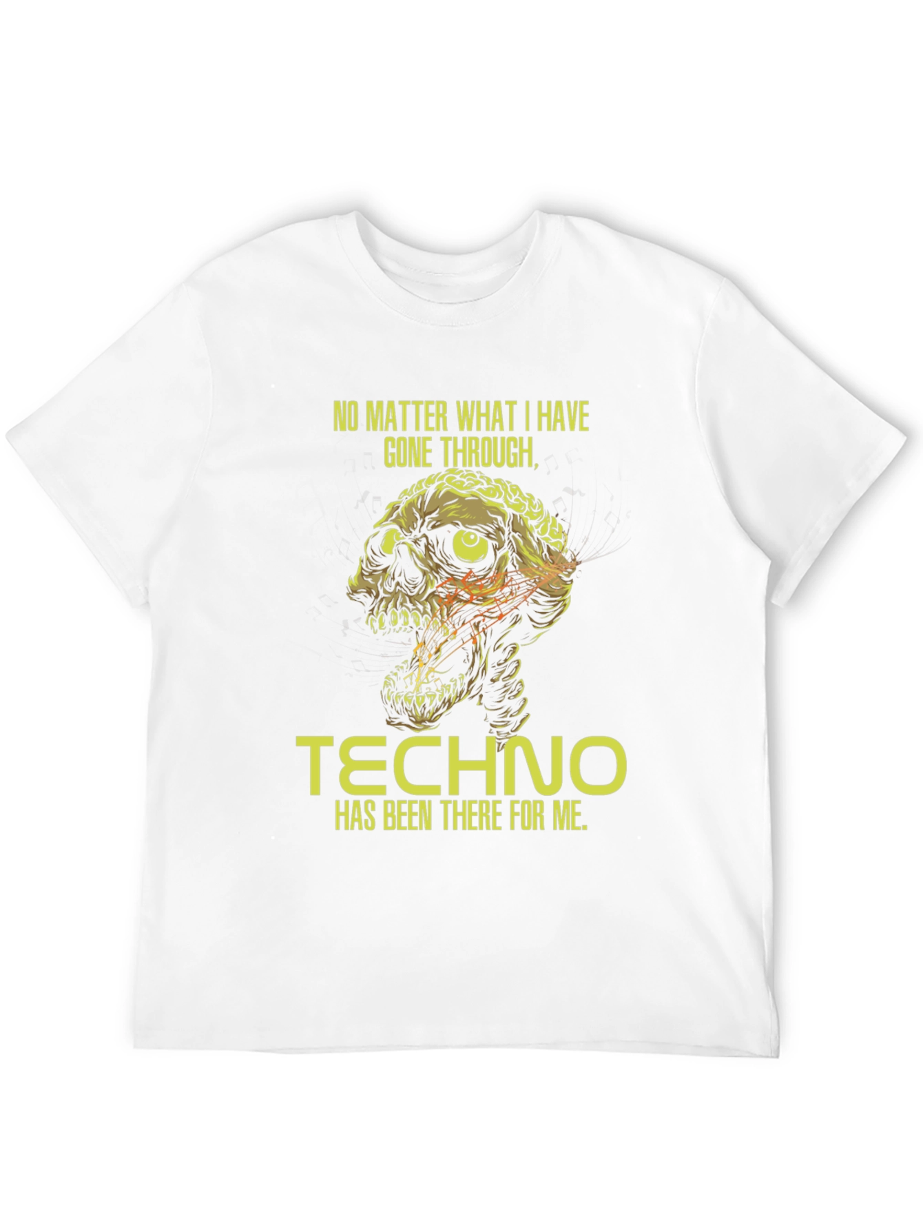 Techno Skull Graphic T-Shirt