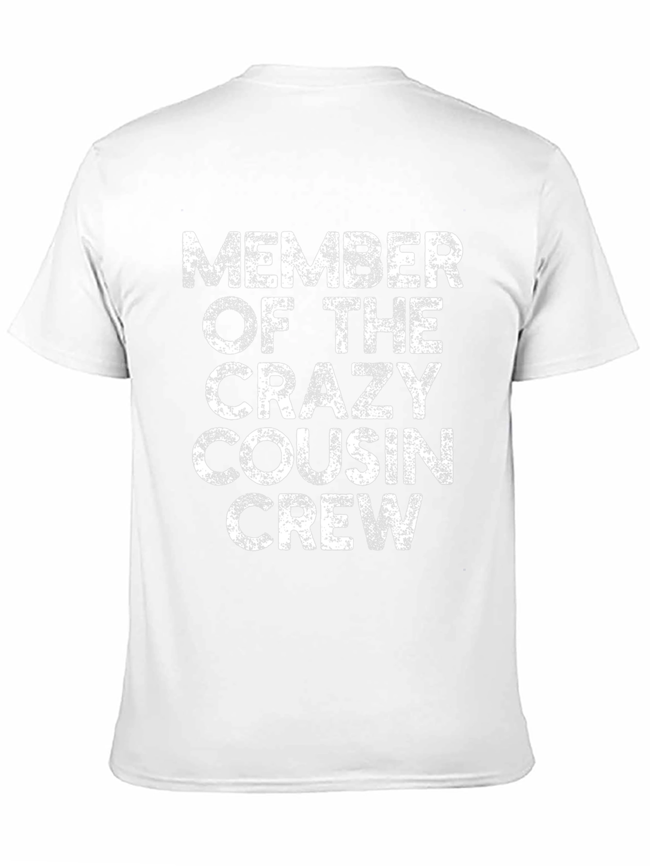 Crazy Cousin Crew T-Shirt - Black Cotton Tee