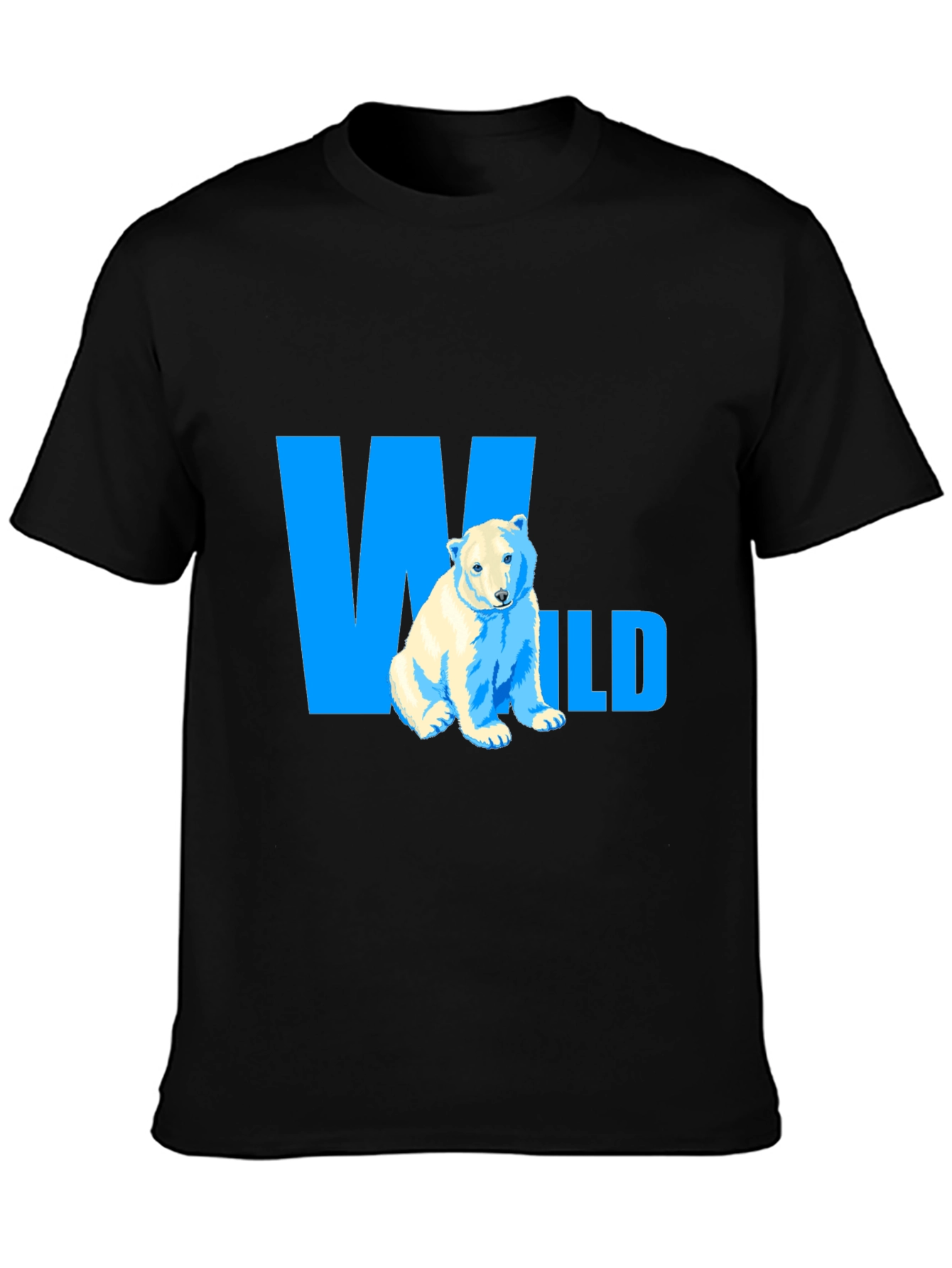 Wild Polar Bear Graphic Tee