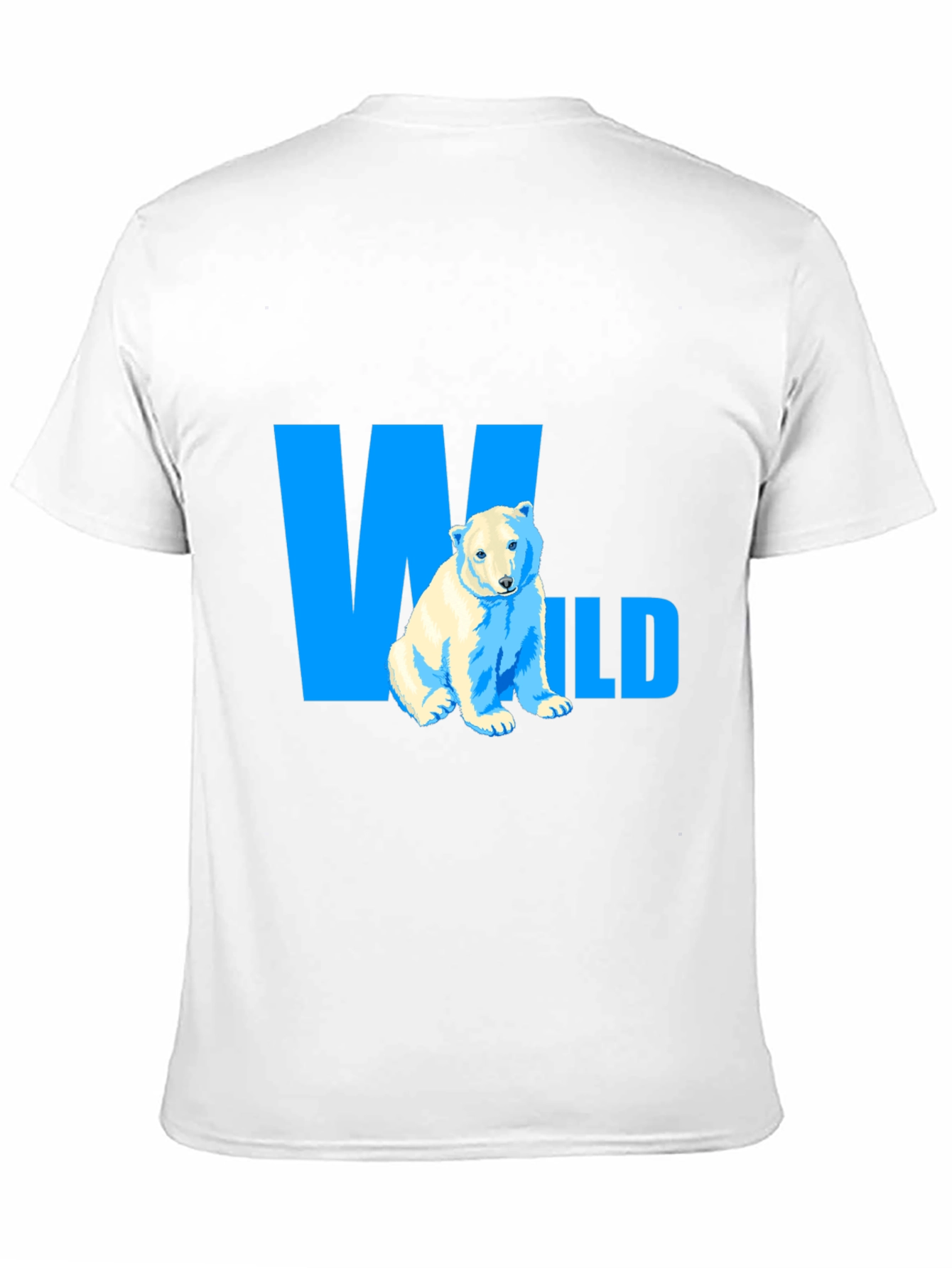 Wild Polar Bear Graphic Tee