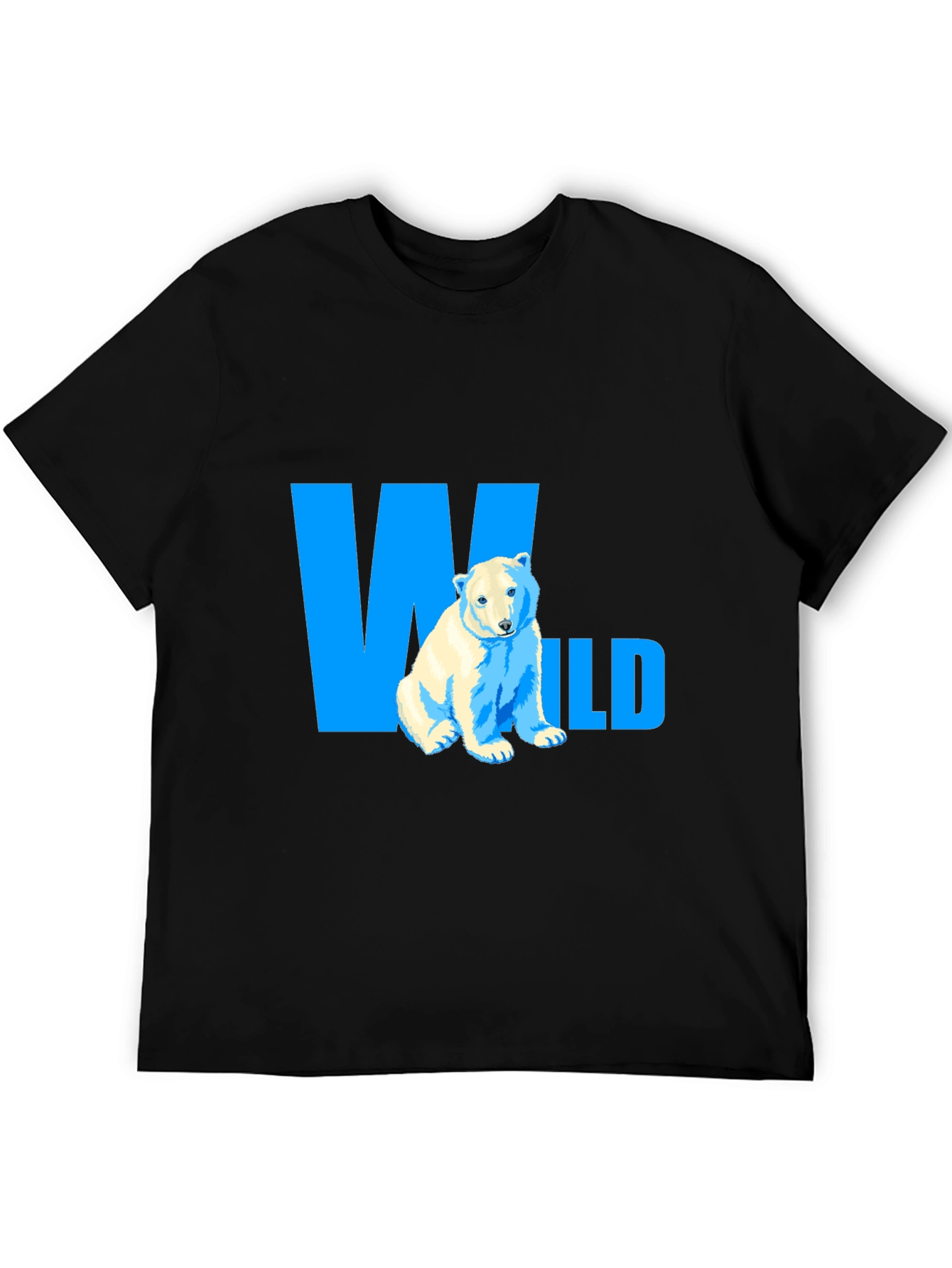 Wild Polar Bear Graphic Tee