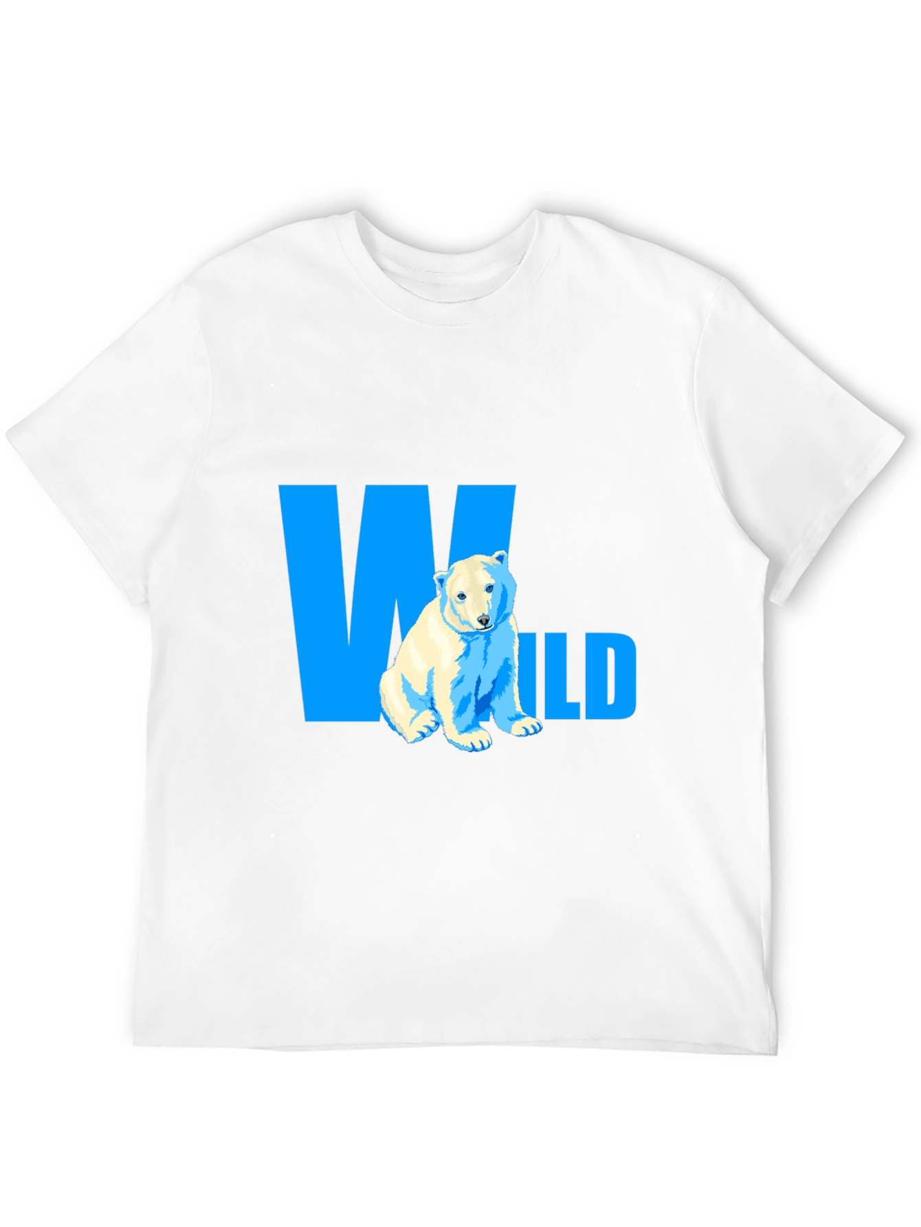 Wild Polar Bear Graphic Tee