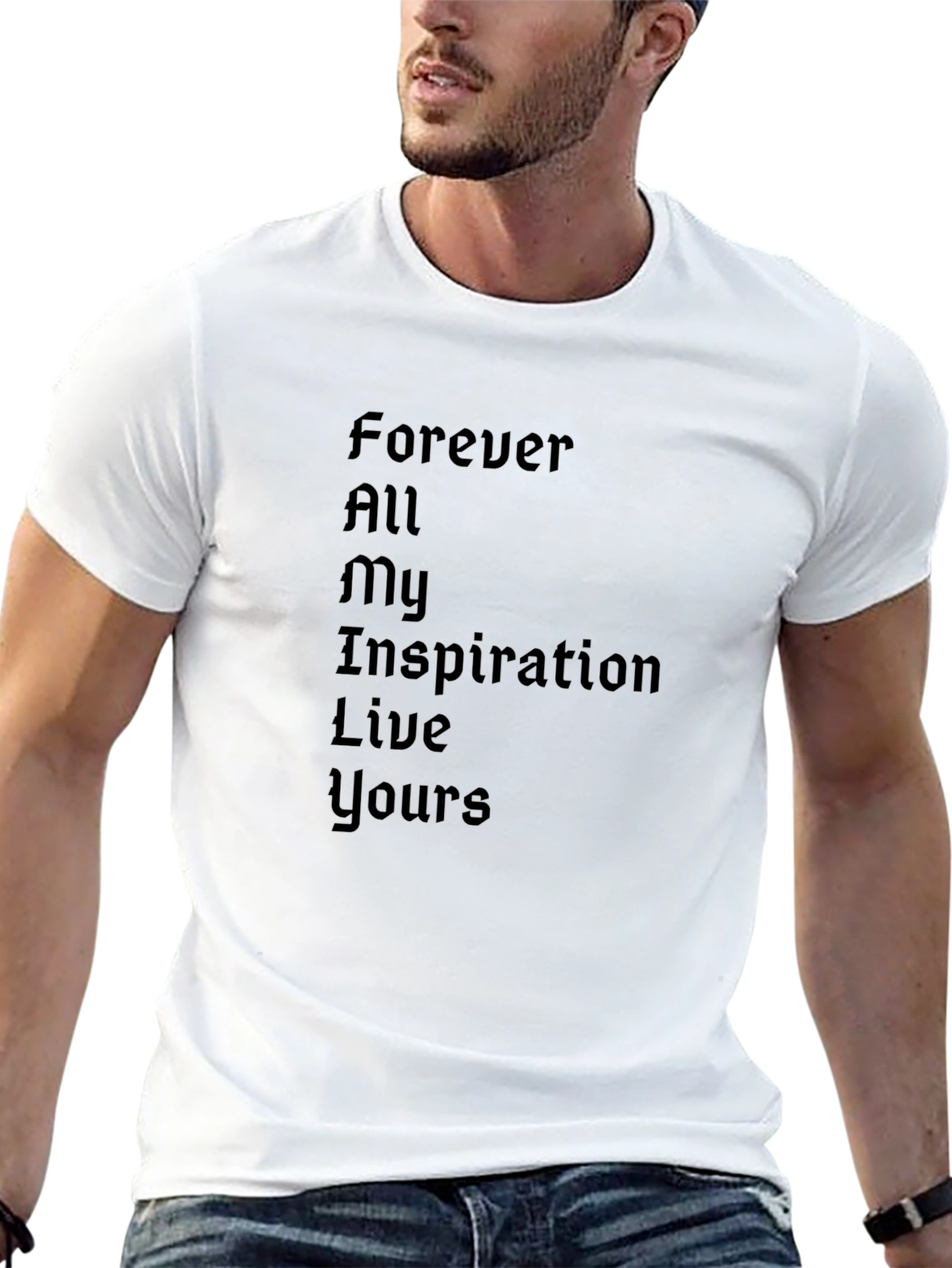 Inspirational Black T-Shirt - Forever All My