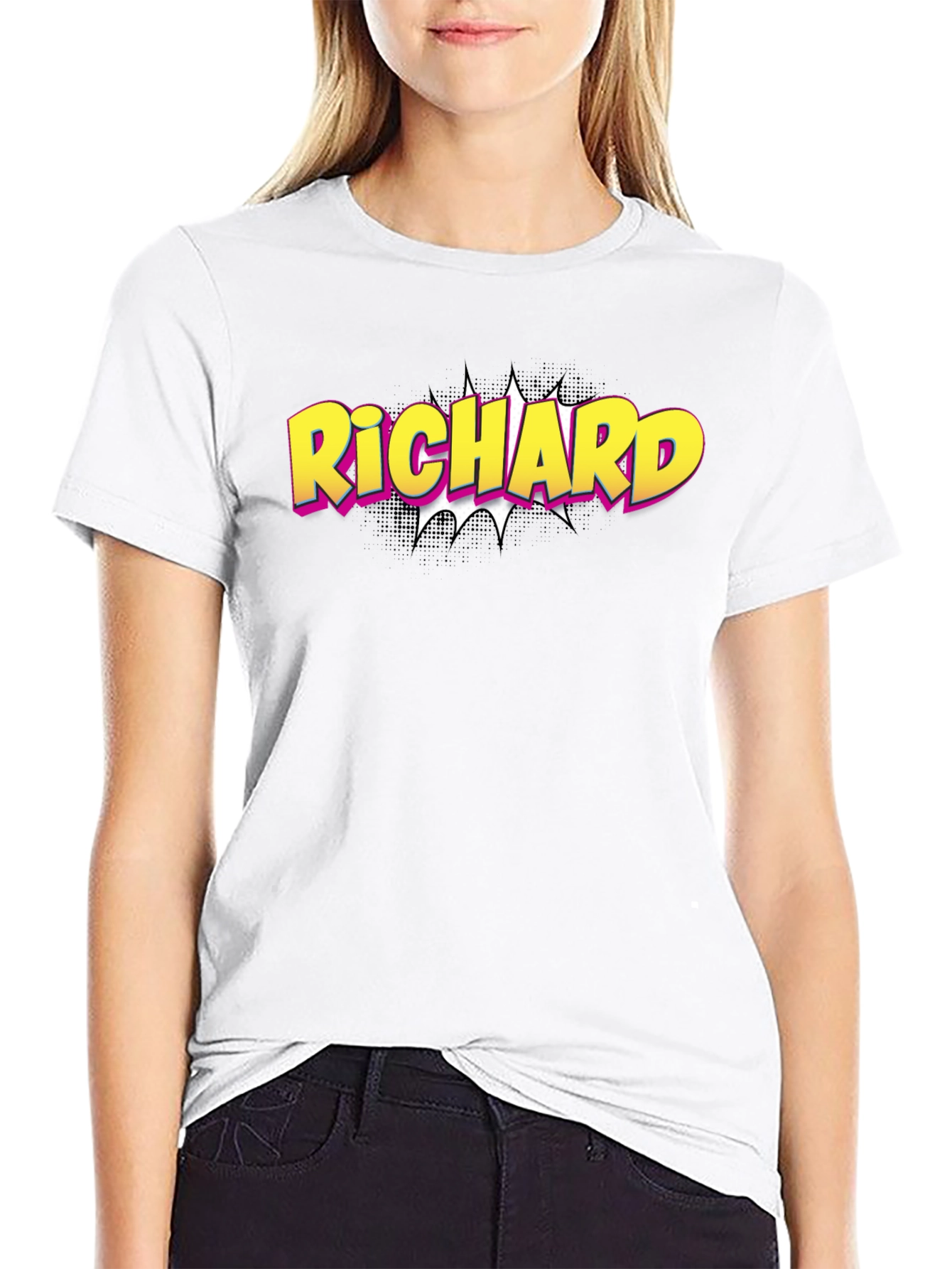 Richard Comic Style Personalized T-Shirt
