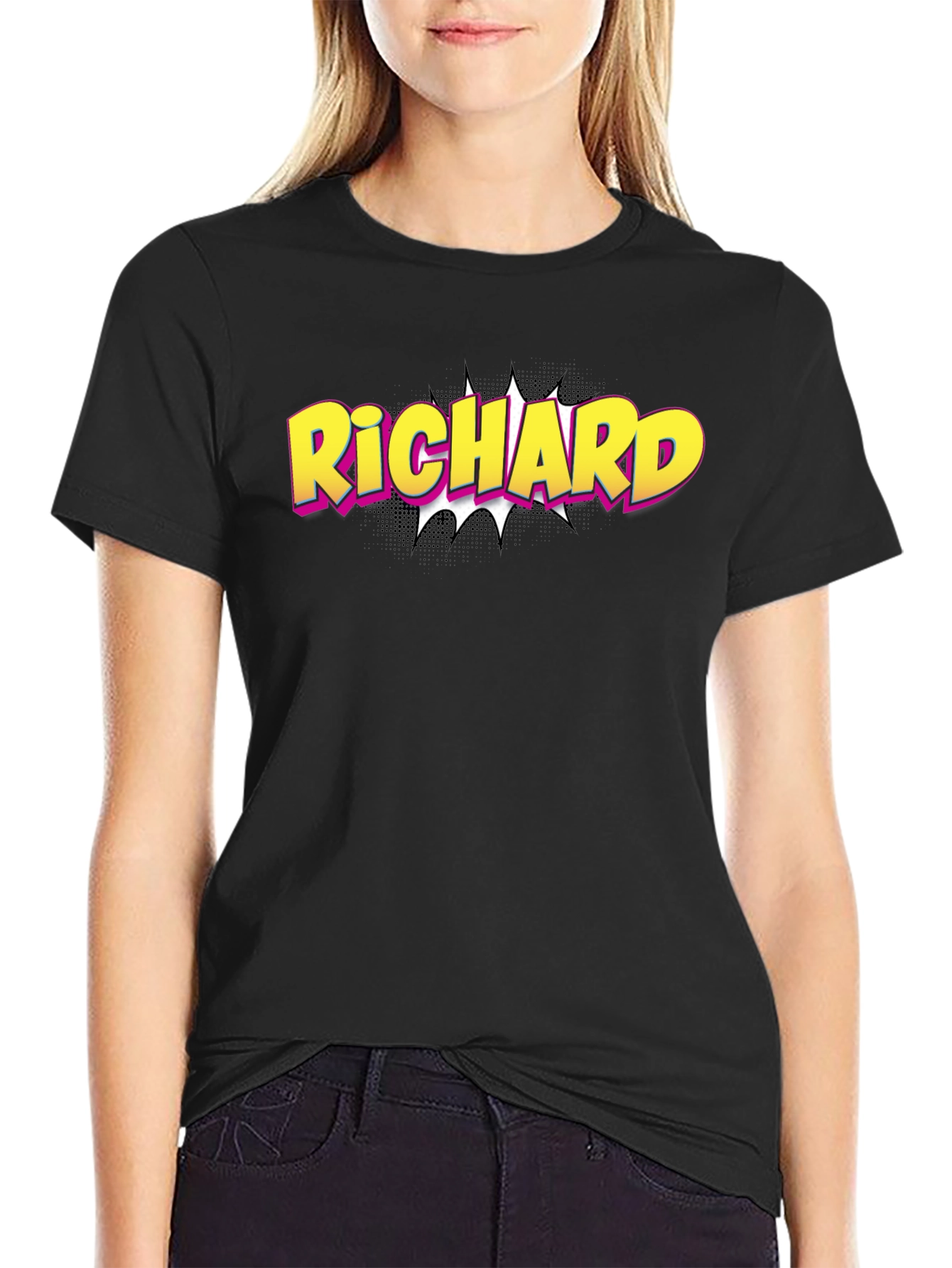 Richard Comic Style Personalized T-Shirt