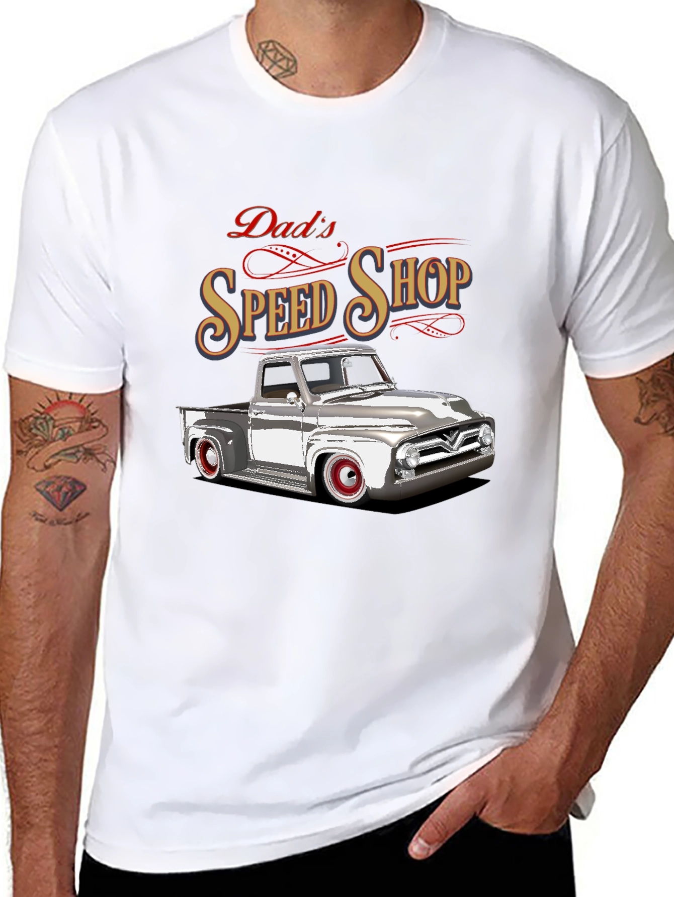 Dads Speed Shop Graphic Tee