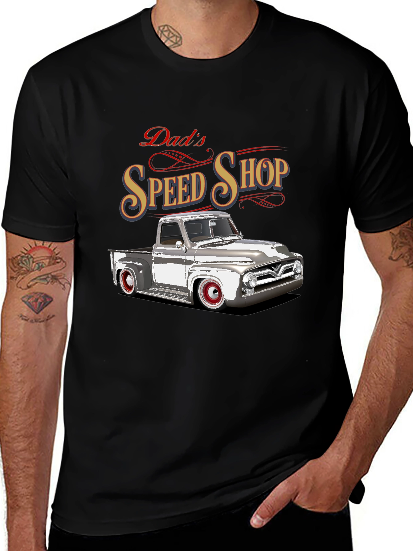 Dads Speed Shop Graphic Tee