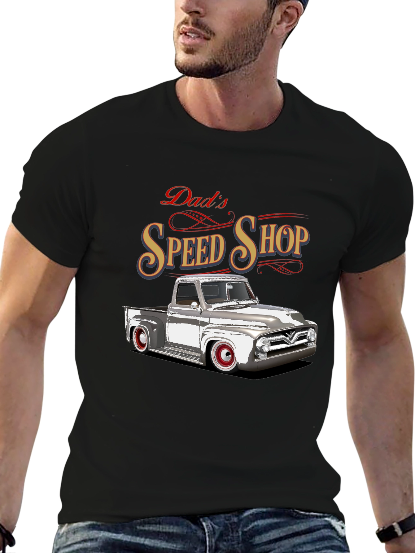 Dads Speed Shop Graphic Tee