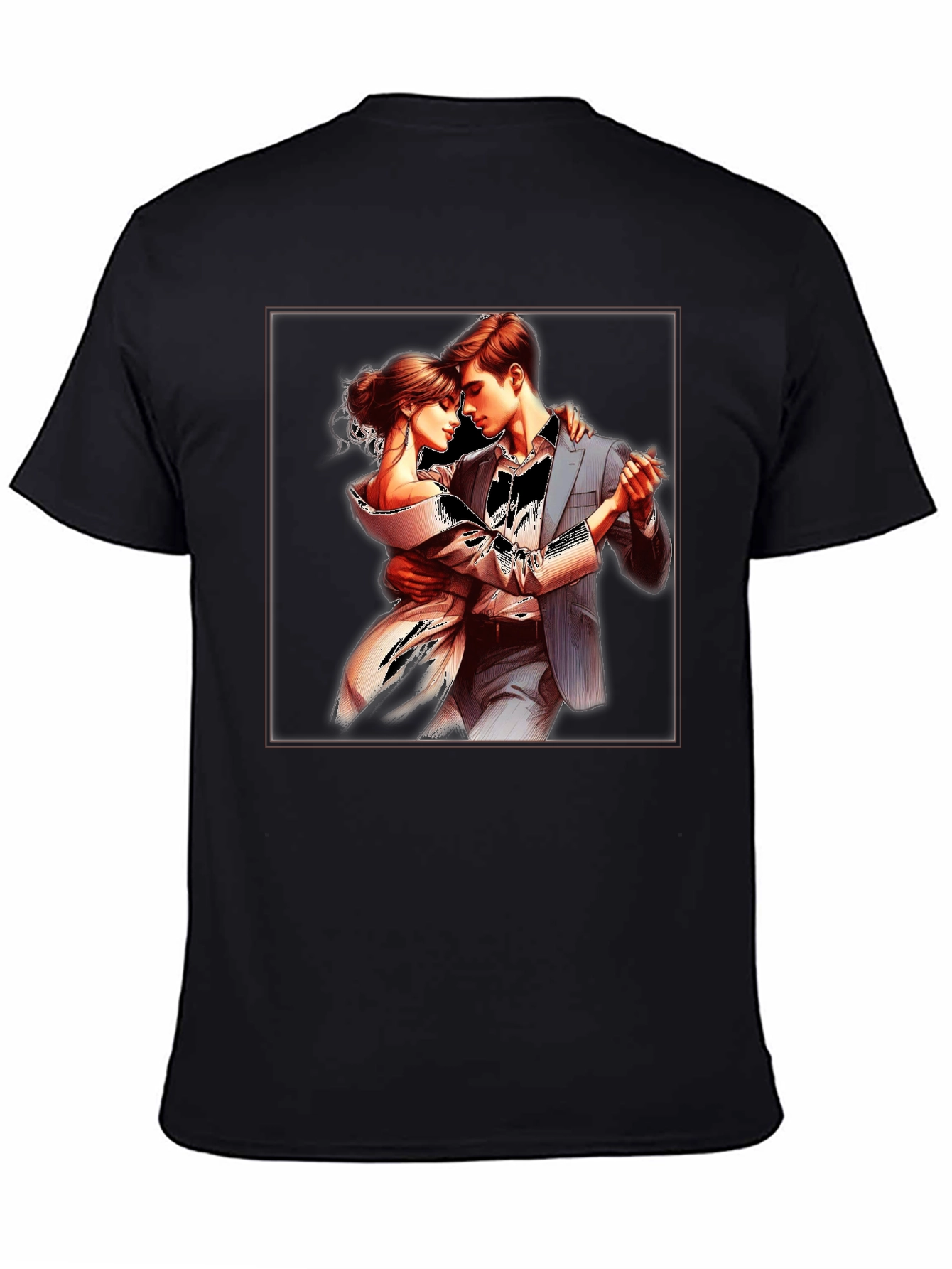 Elegant Tango Dance Graphic T-Shirt