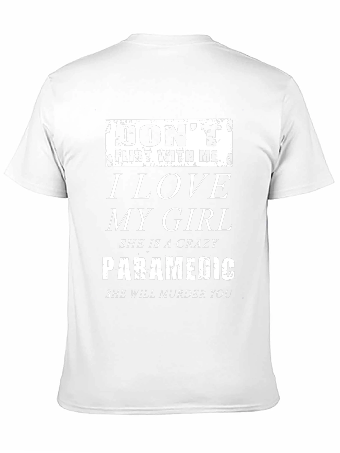 Dont Flirt With Me Paramedic Girl T-Shirt