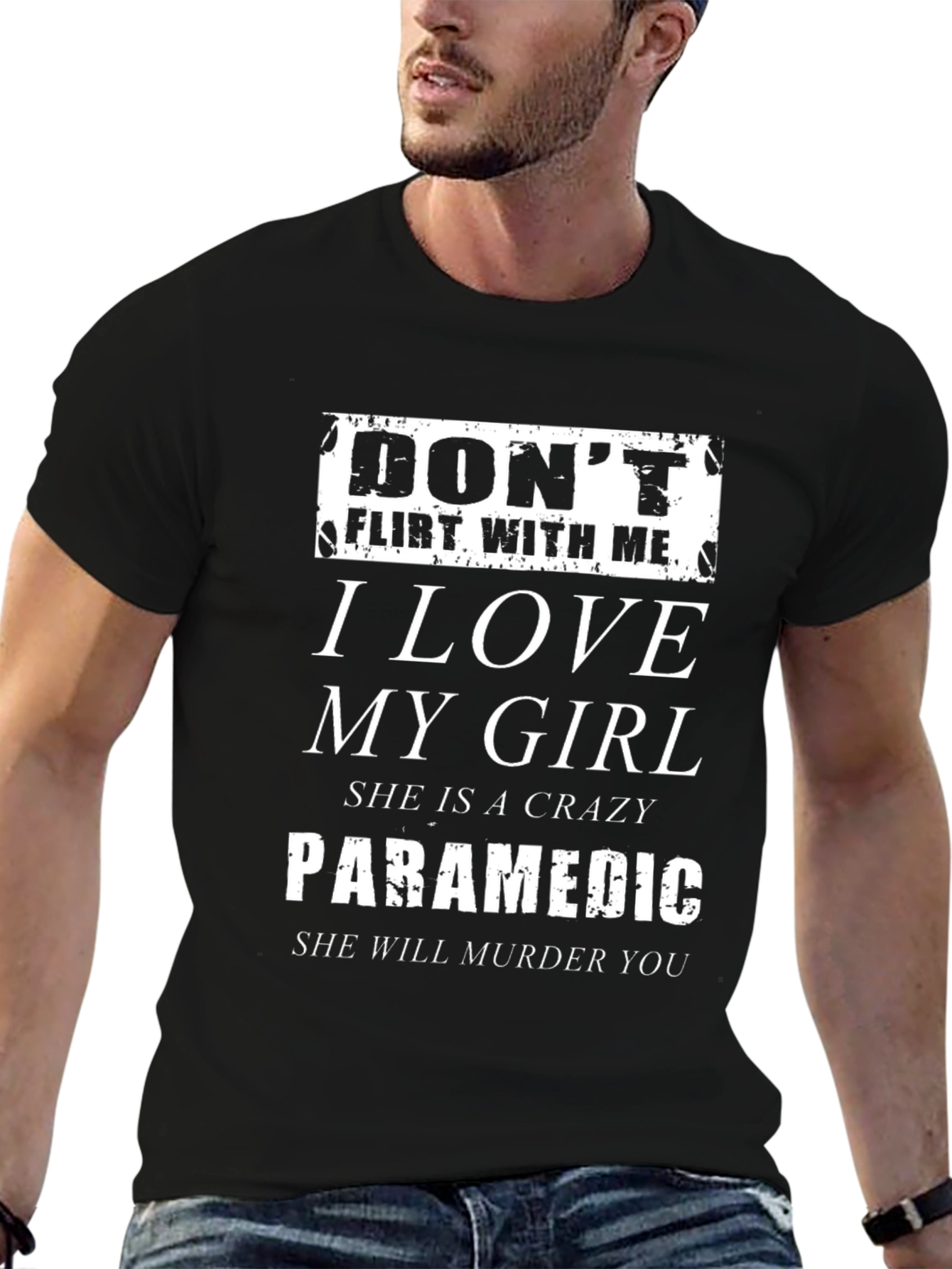 Dont Flirt With Me Paramedic Girl T-Shirt