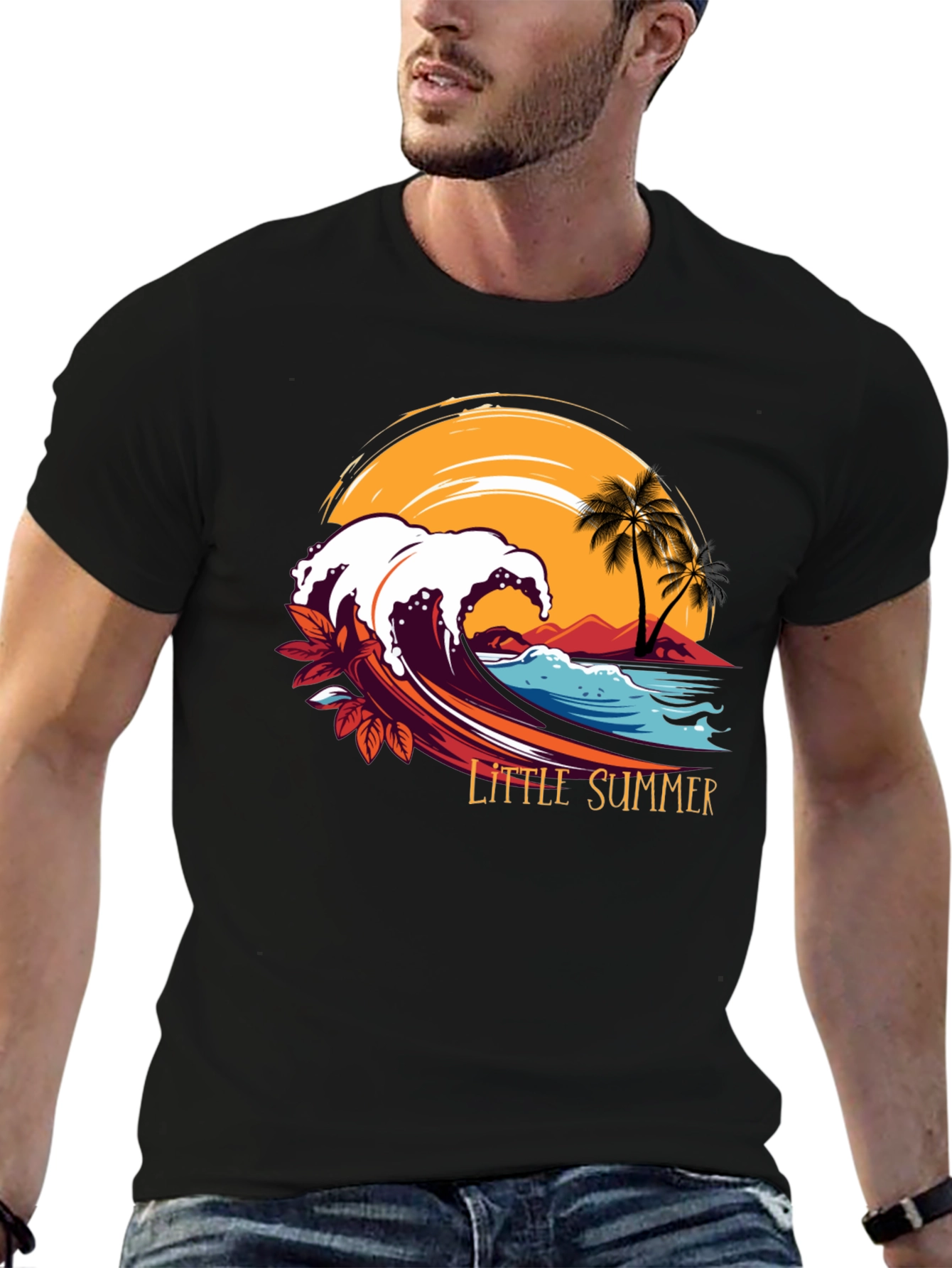 Little Summer Wave Graphic T-Shirt