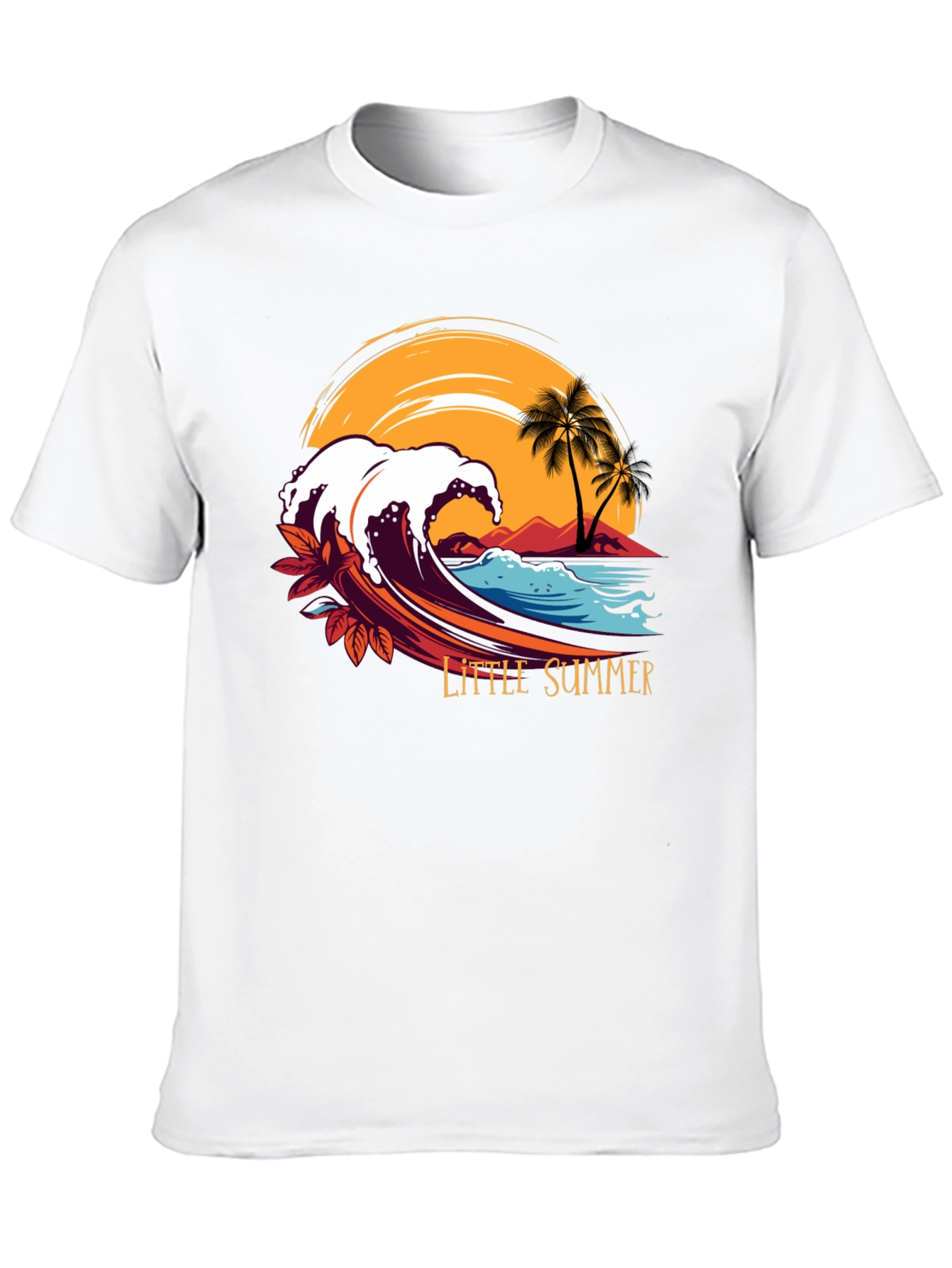 Little Summer Wave Graphic T-Shirt