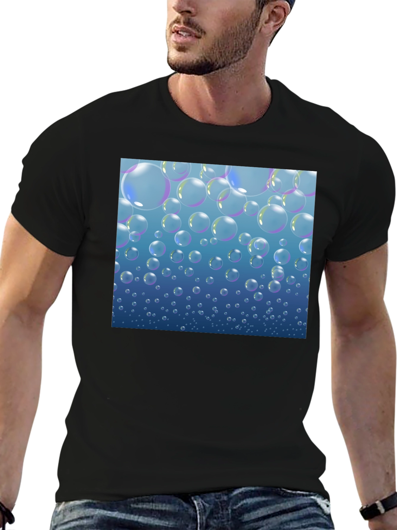 Bubbles Graphic T-Shirt - Stylish & Unique Design