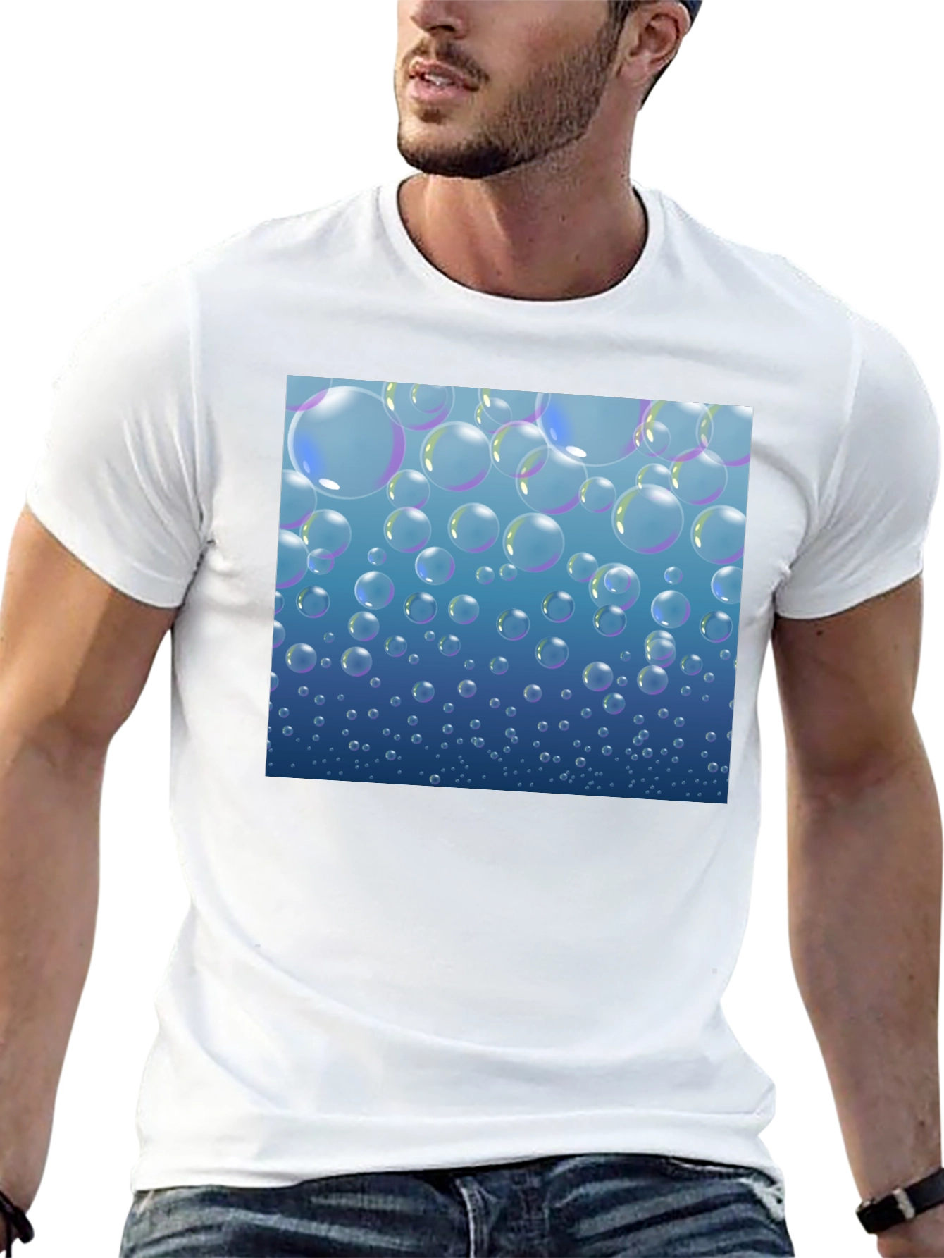 Bubbles Graphic T-Shirt - Stylish & Unique Design