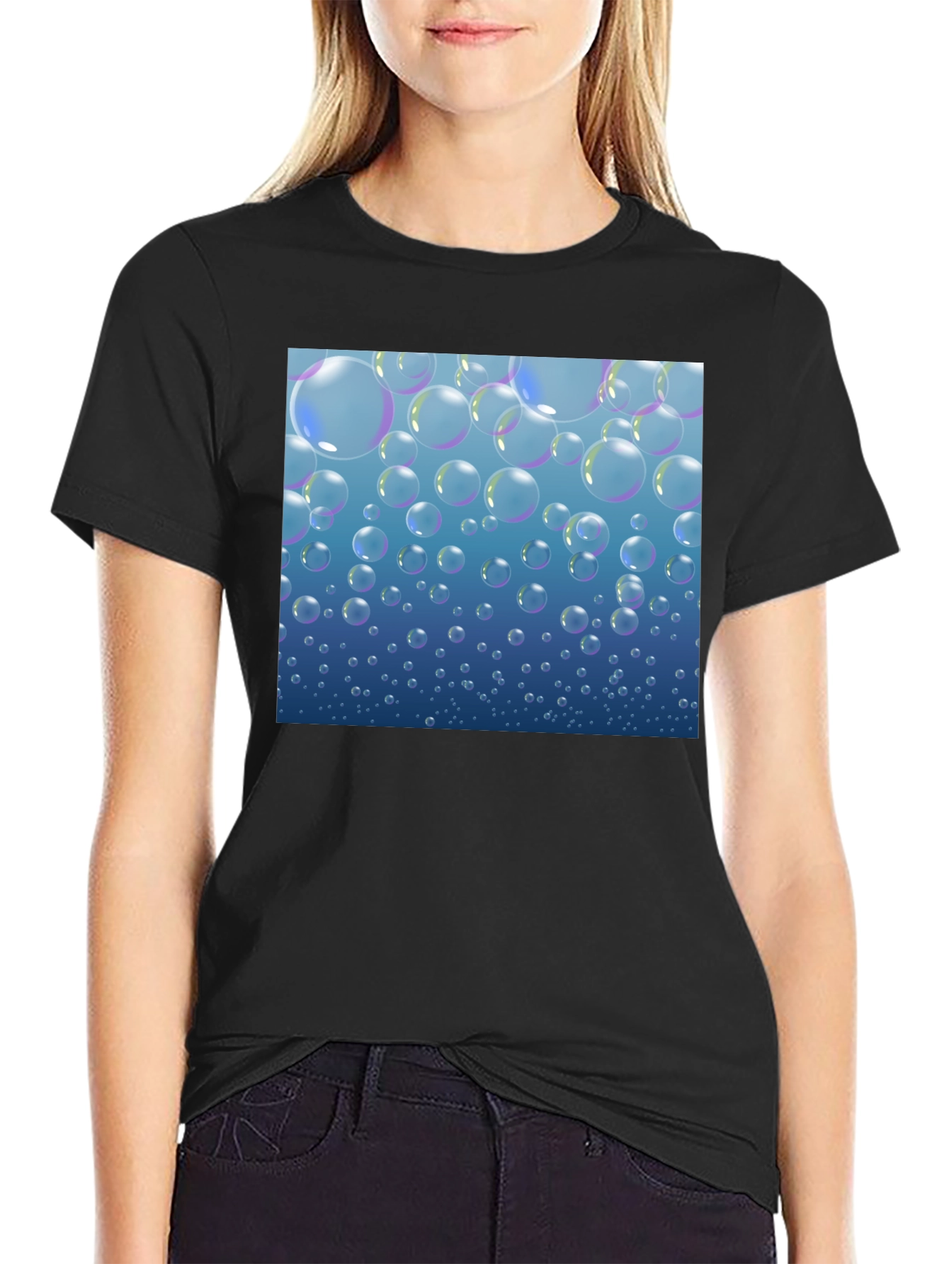 Bubbles Graphic T-Shirt - Stylish & Unique Design
