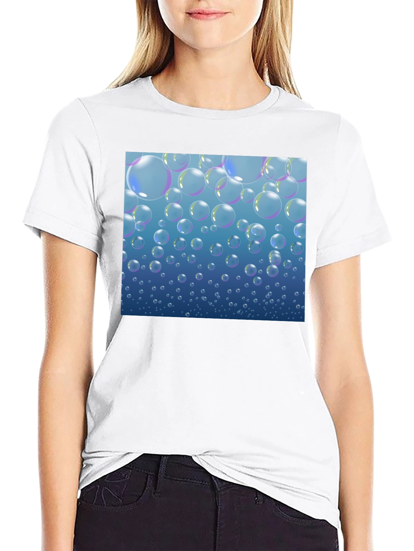 Bubbles Graphic T-Shirt - Stylish & Unique Design
