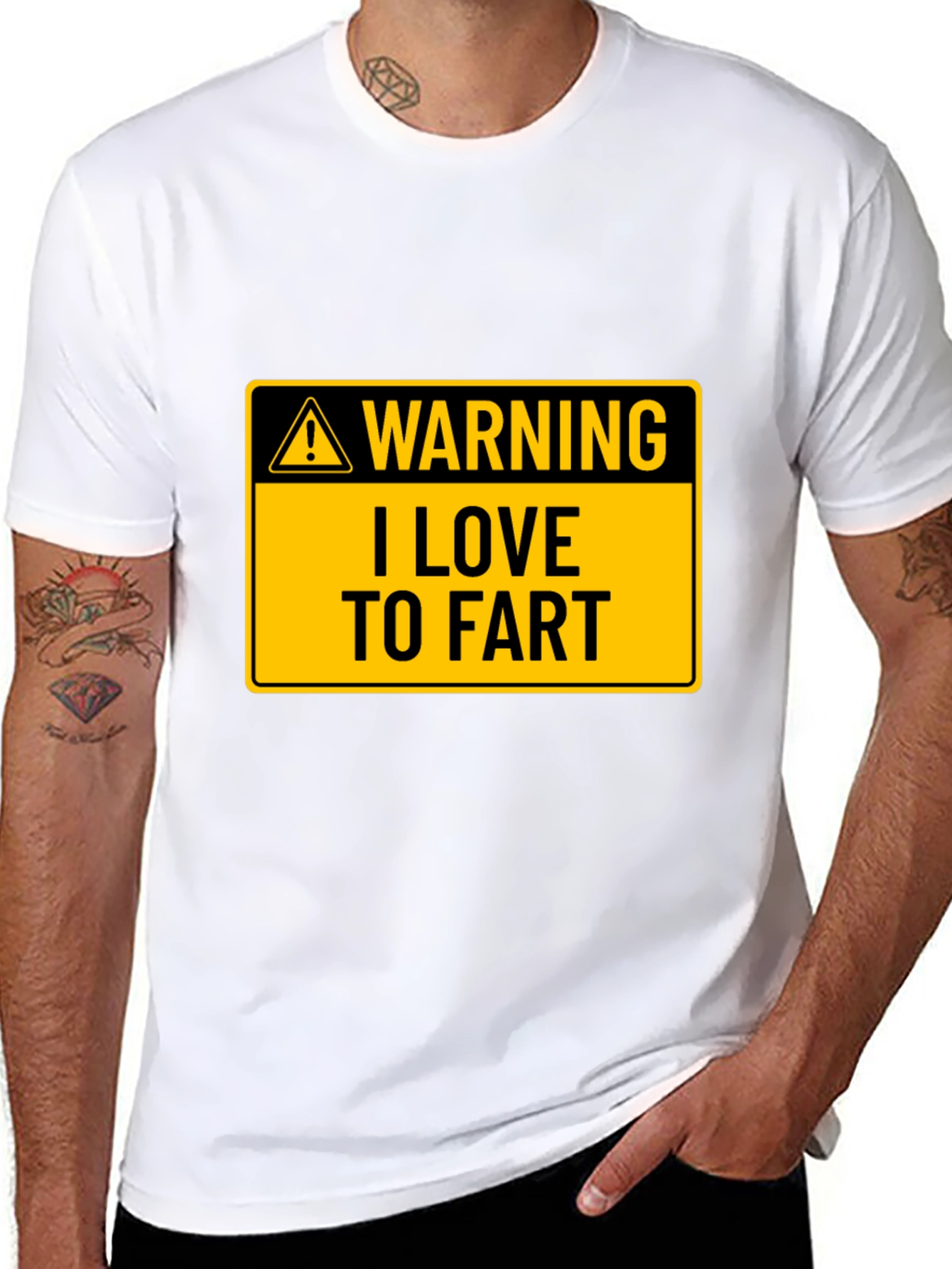 Warning: I Love to Fart Graphic Tee