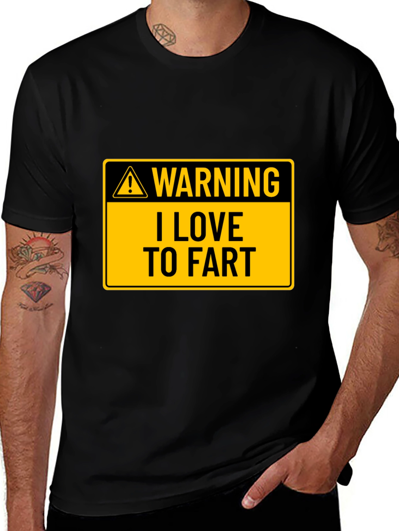 Warning: I Love to Fart Graphic Tee