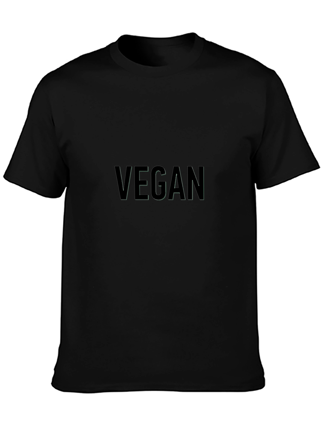 Vegan Statement Tee - Black