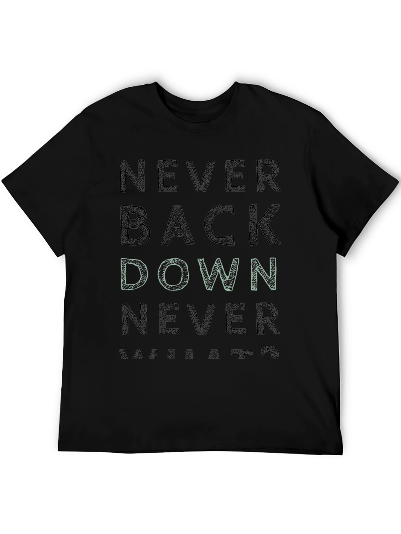 Never Back Down Graphic Tee
