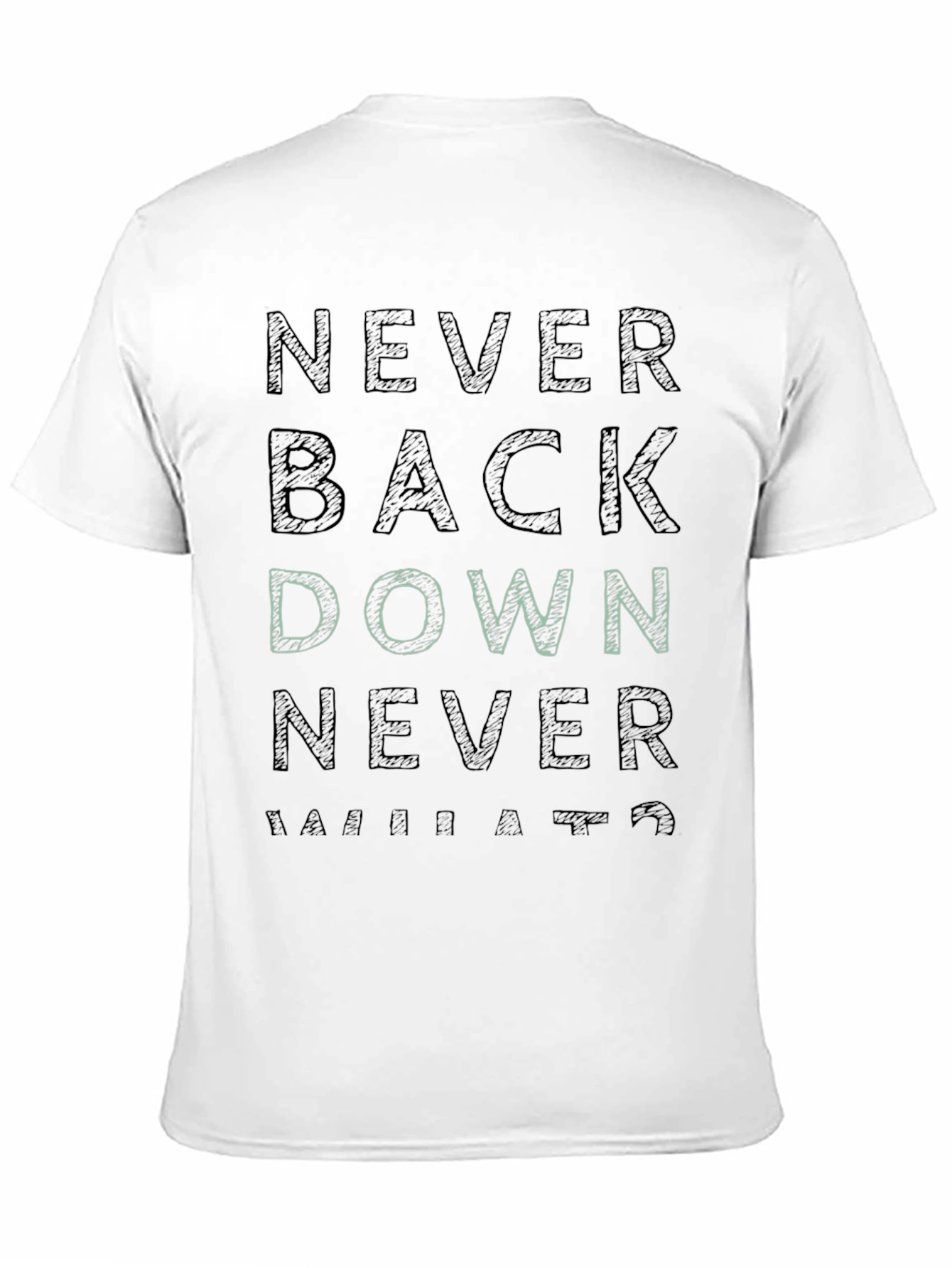 Never Back Down Graphic Tee