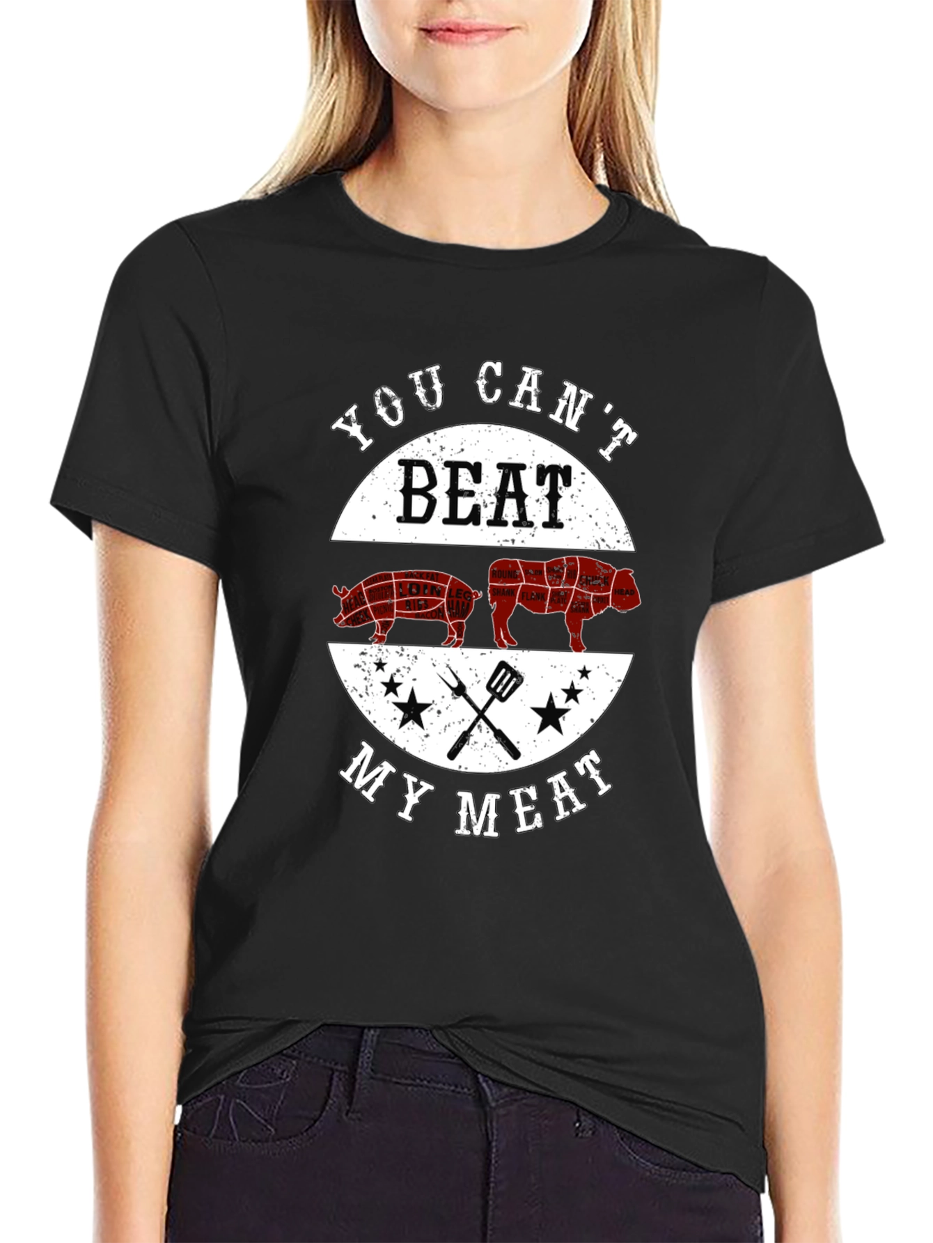 You Cant Beat My Meat Graphic T-Shirt