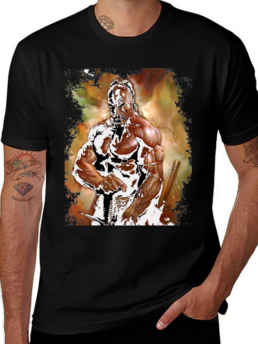 Warrior Graphic Tee - Black