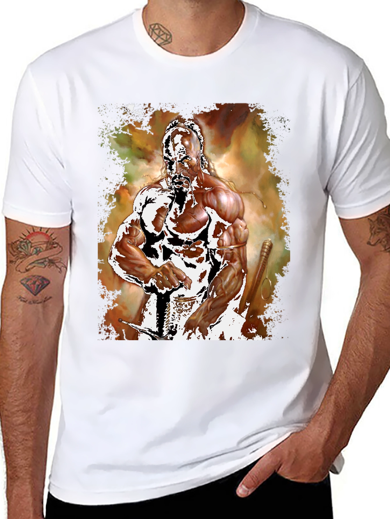 Warrior Graphic Tee - Black
