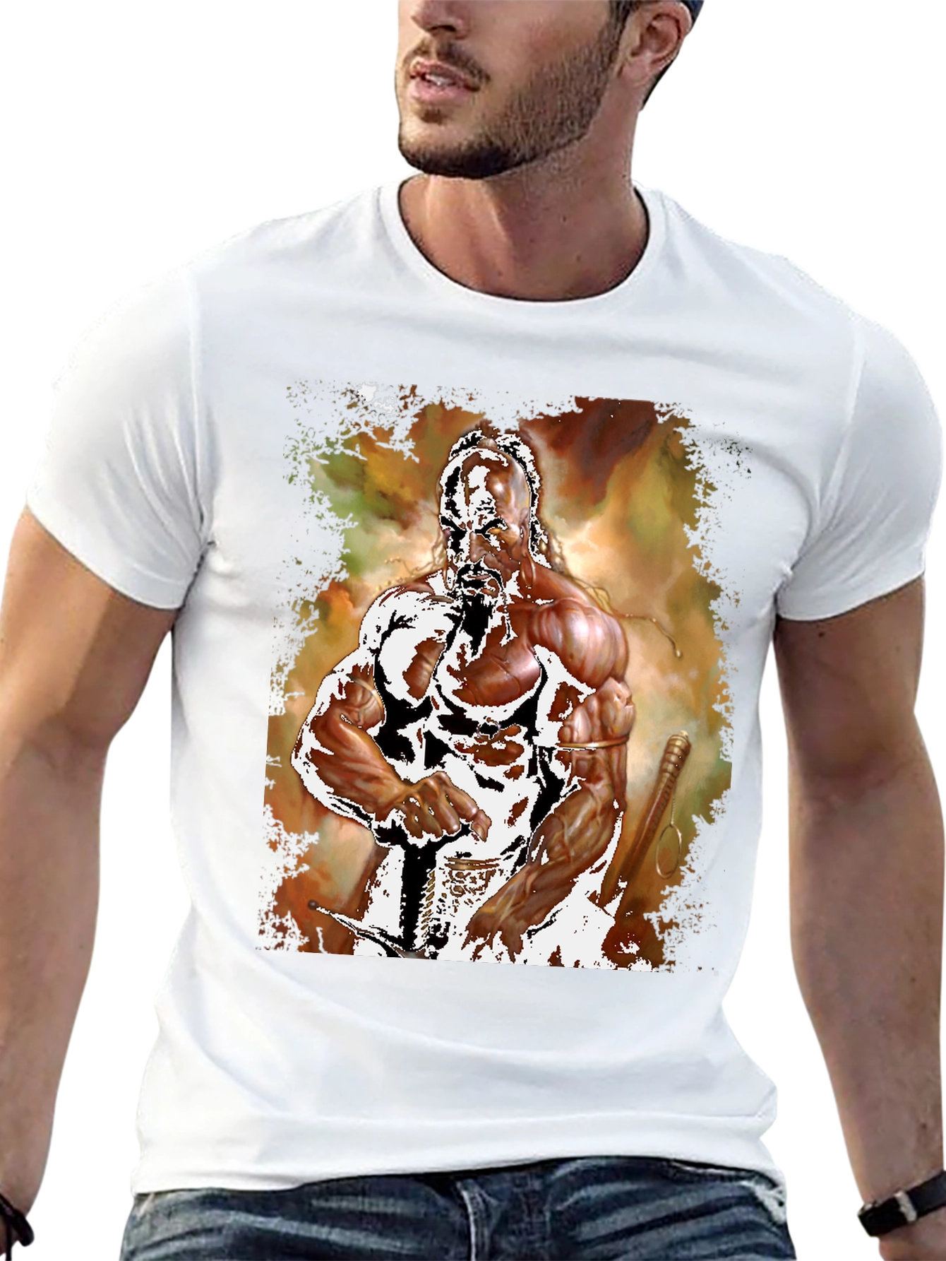 Warrior Graphic Tee - Black