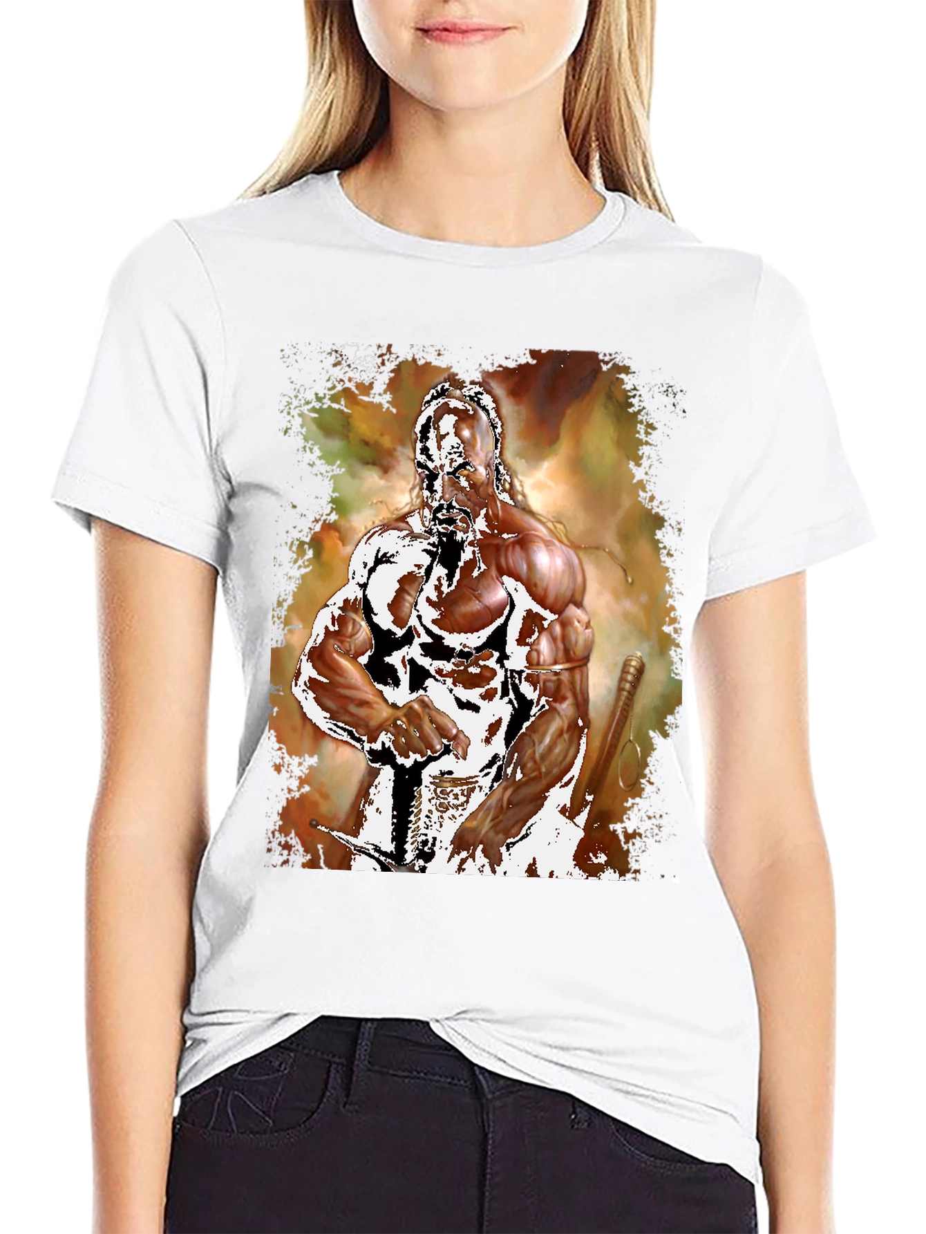 Warrior Graphic Tee - Black