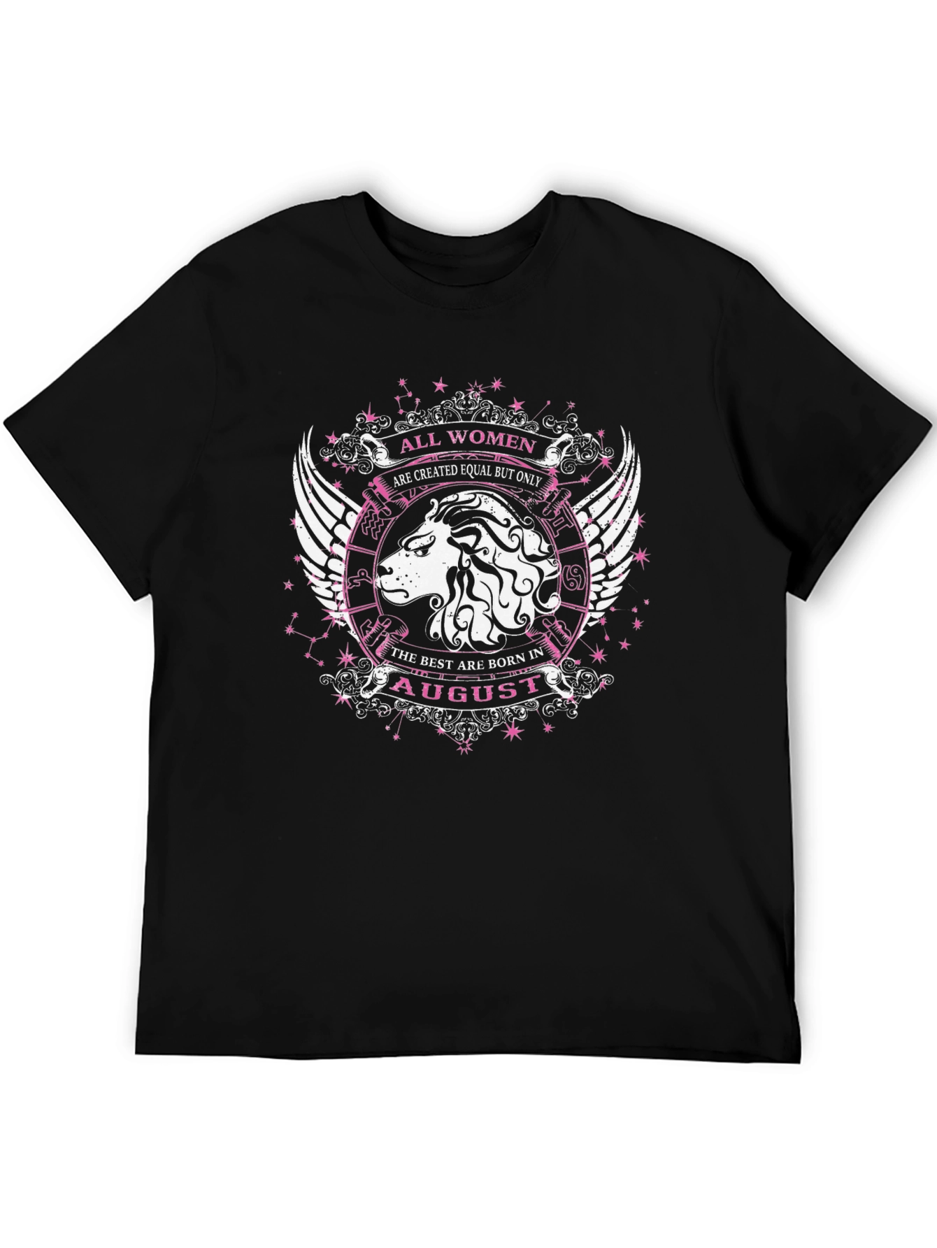 August Birthday T-Shirt - Lion Zodiac