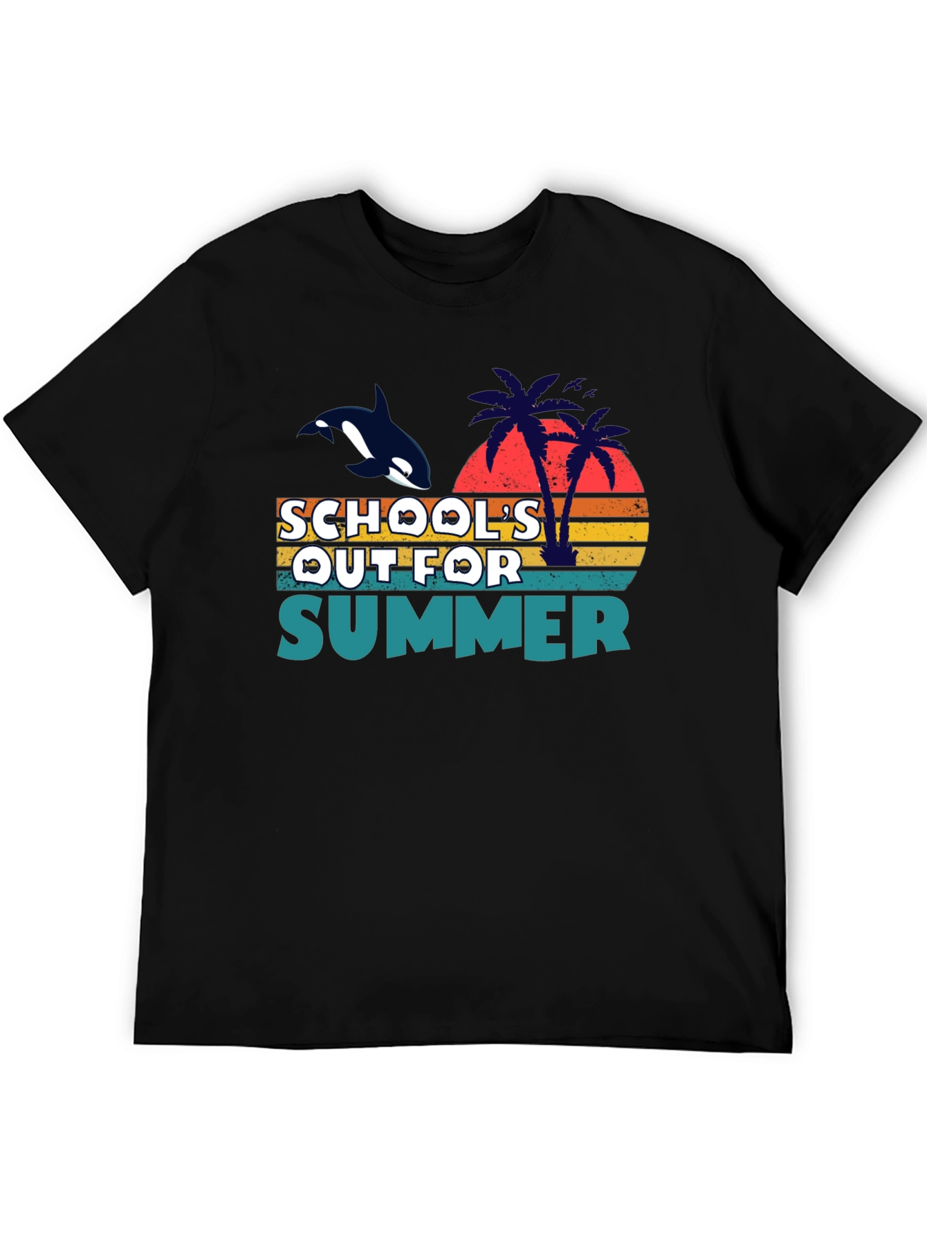 Schools Out for Summer Orca Graphic Tee