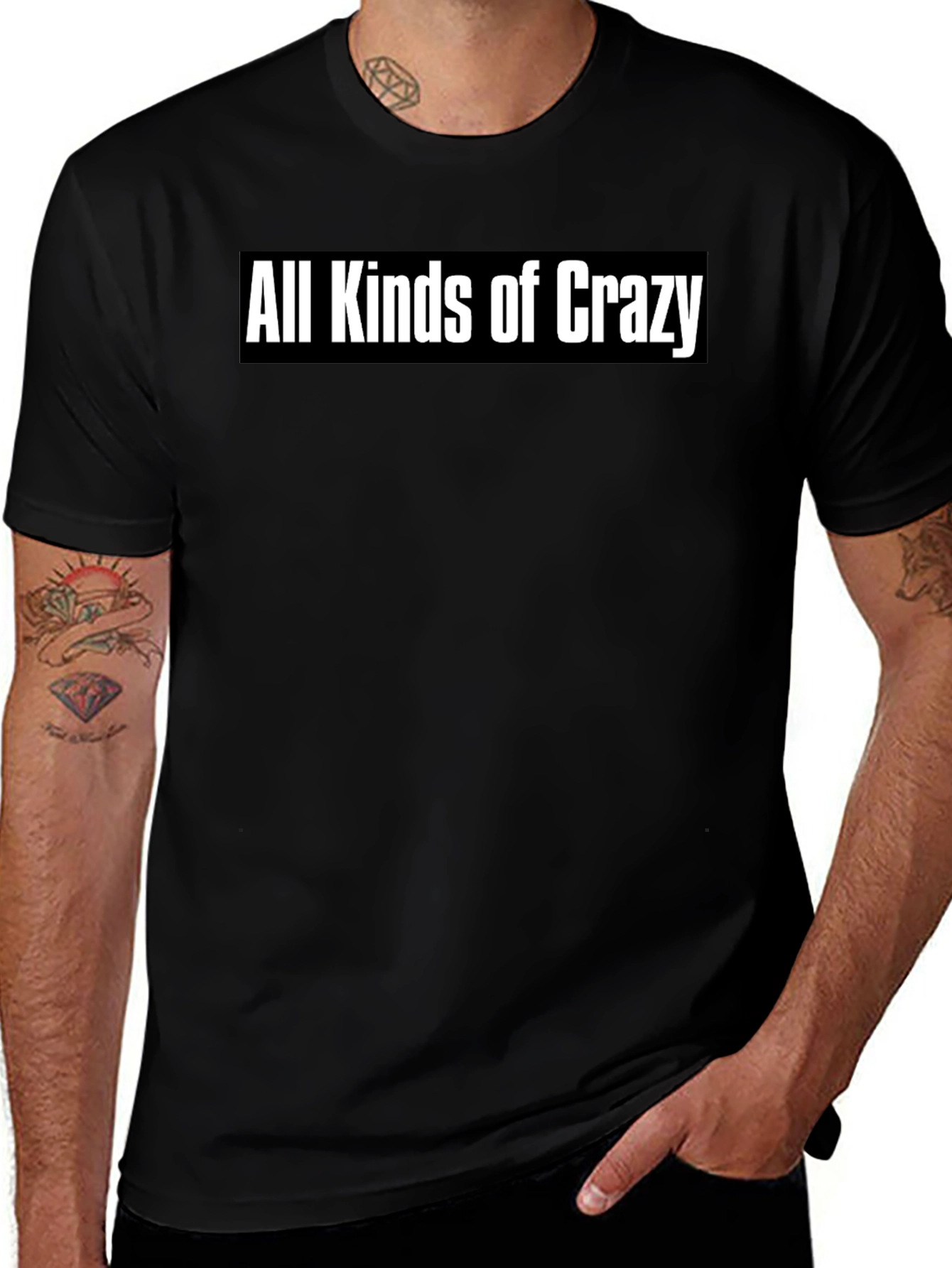 All Kinds of Crazy Black T-Shirt