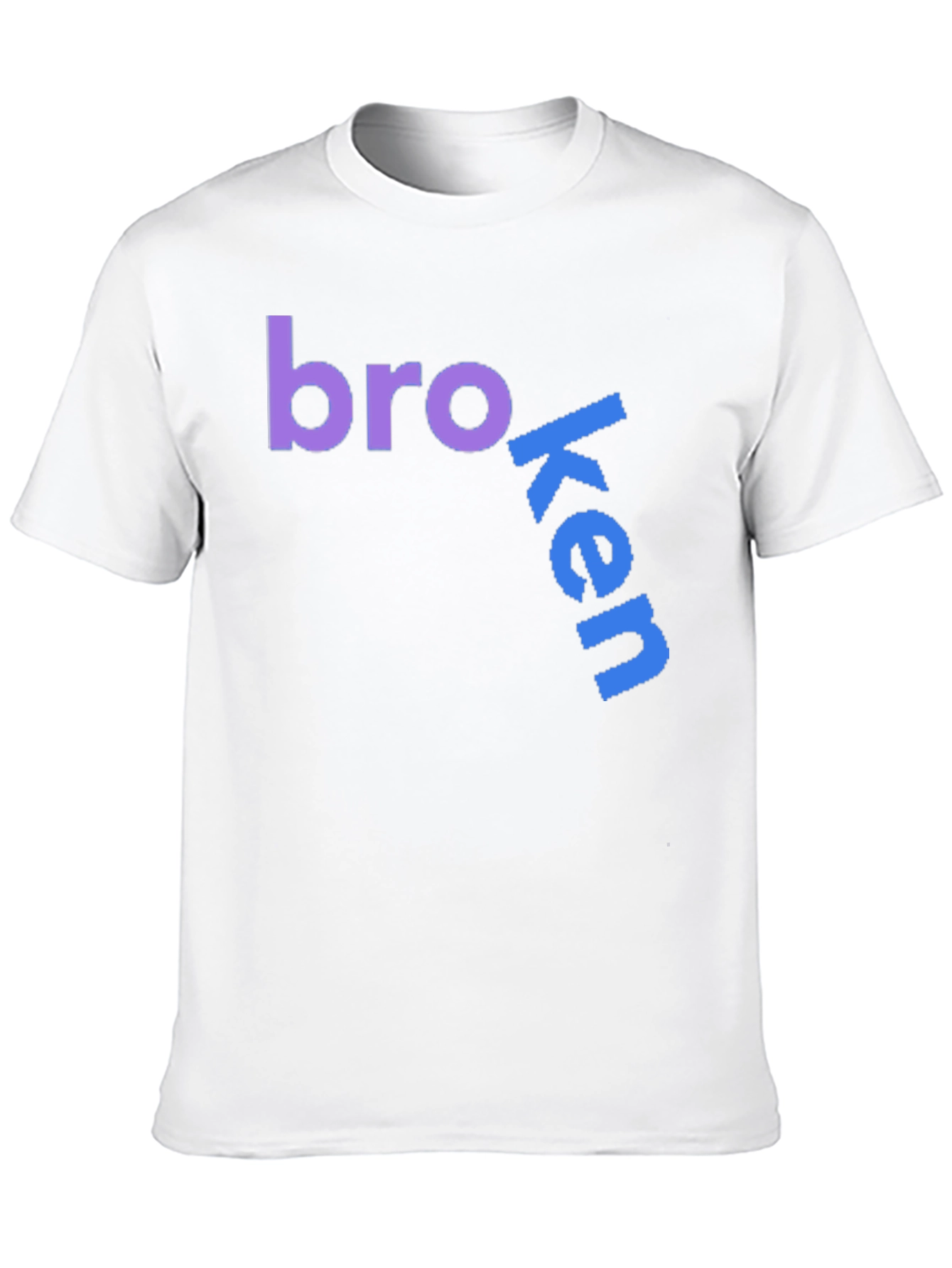 Broken Bro Graphic Tee - Comfy Cotton Blend