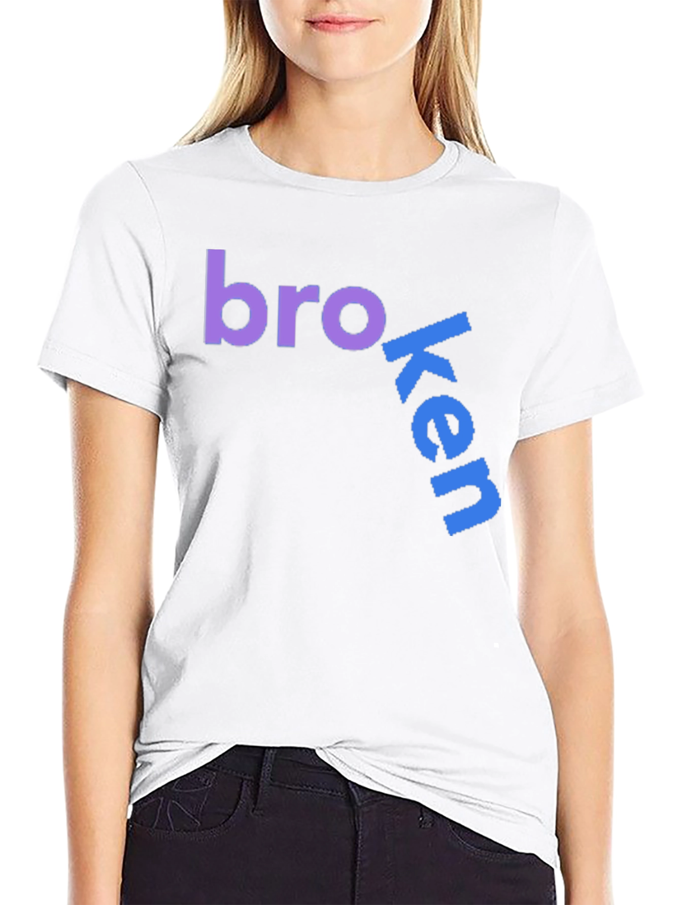 Broken Bro Graphic Tee - Comfy Cotton Blend