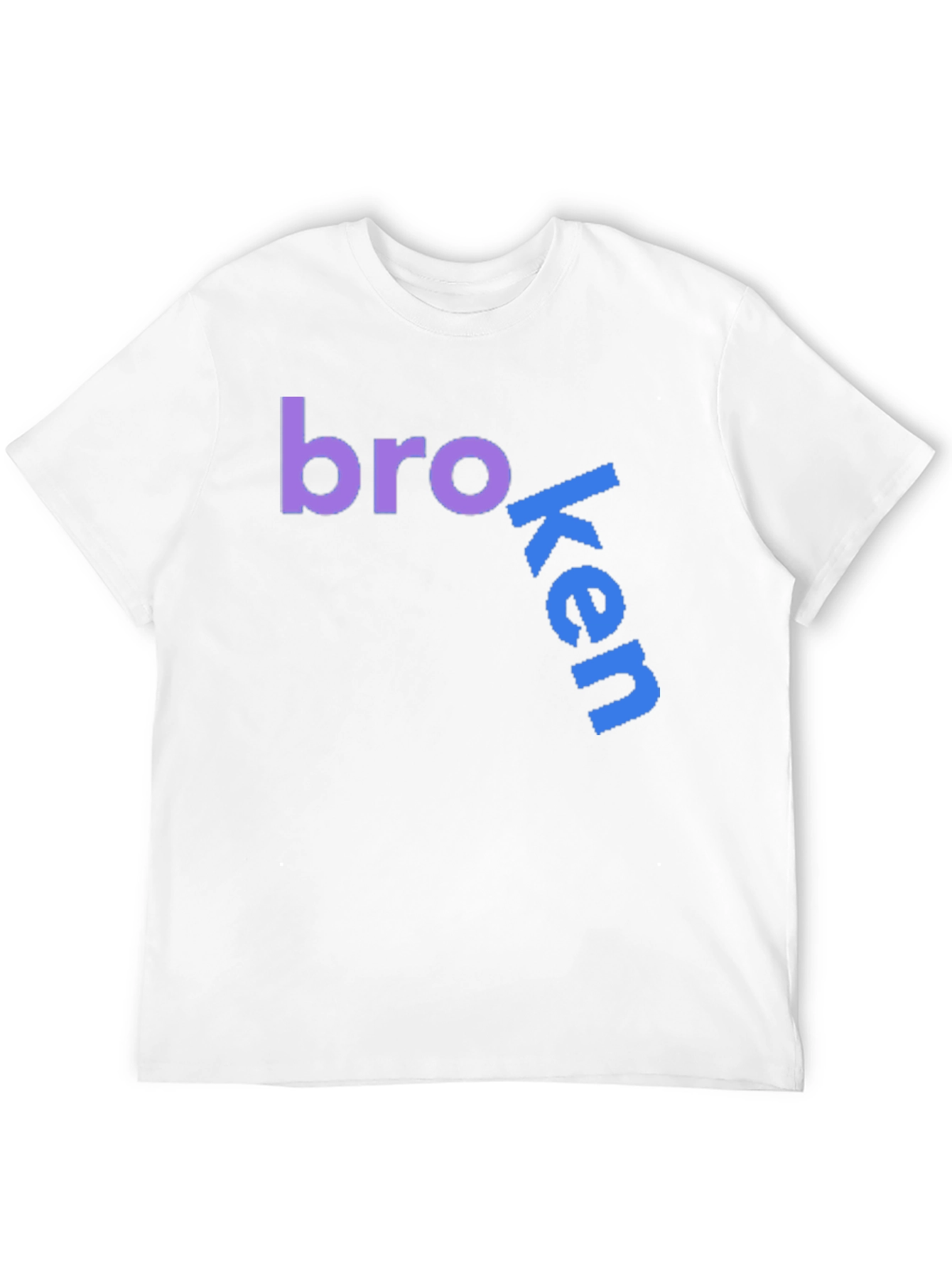 Broken Bro Graphic Tee - Comfy Cotton Blend