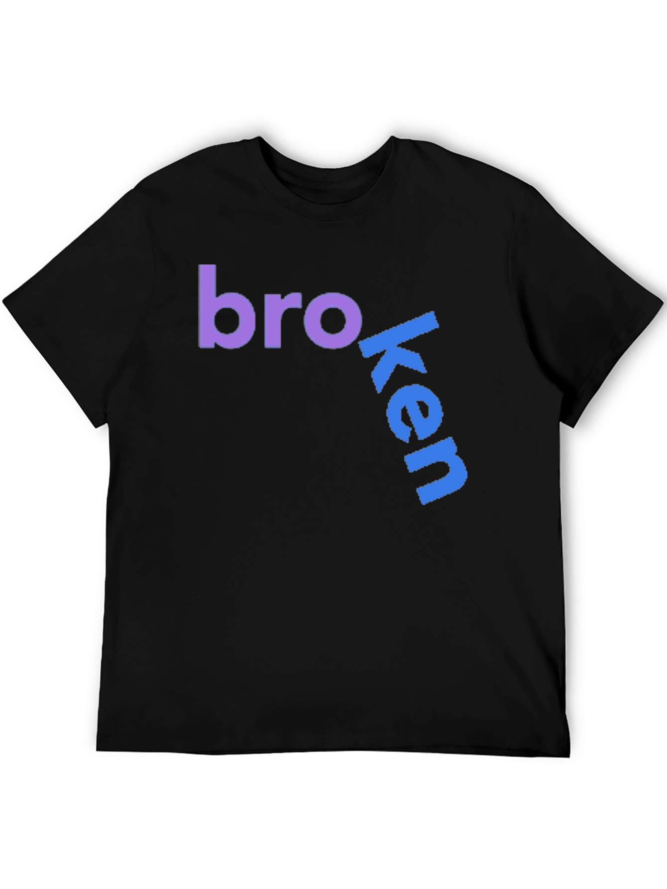 Broken Bro Graphic Tee - Comfy Cotton Blend