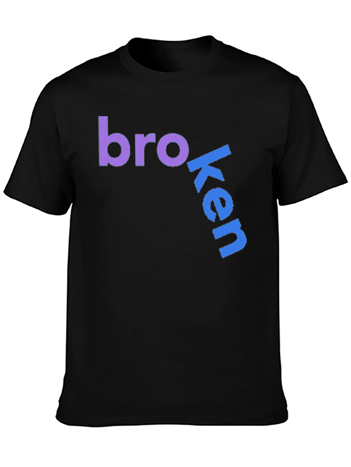 Broken Bro Graphic Tee - Comfy Cotton Blend
