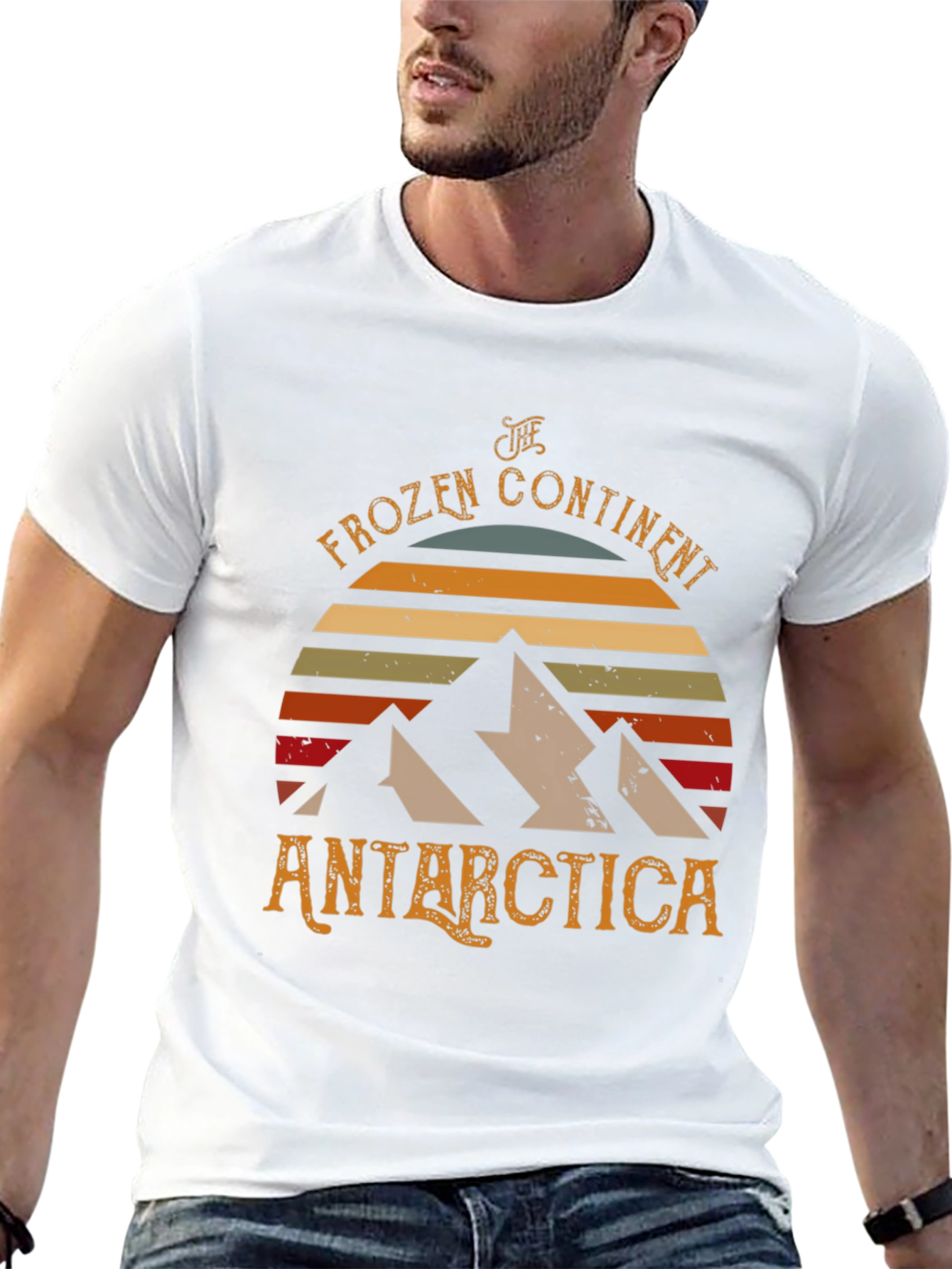 Antarctica T-Shirt - The Frozen Continent Design