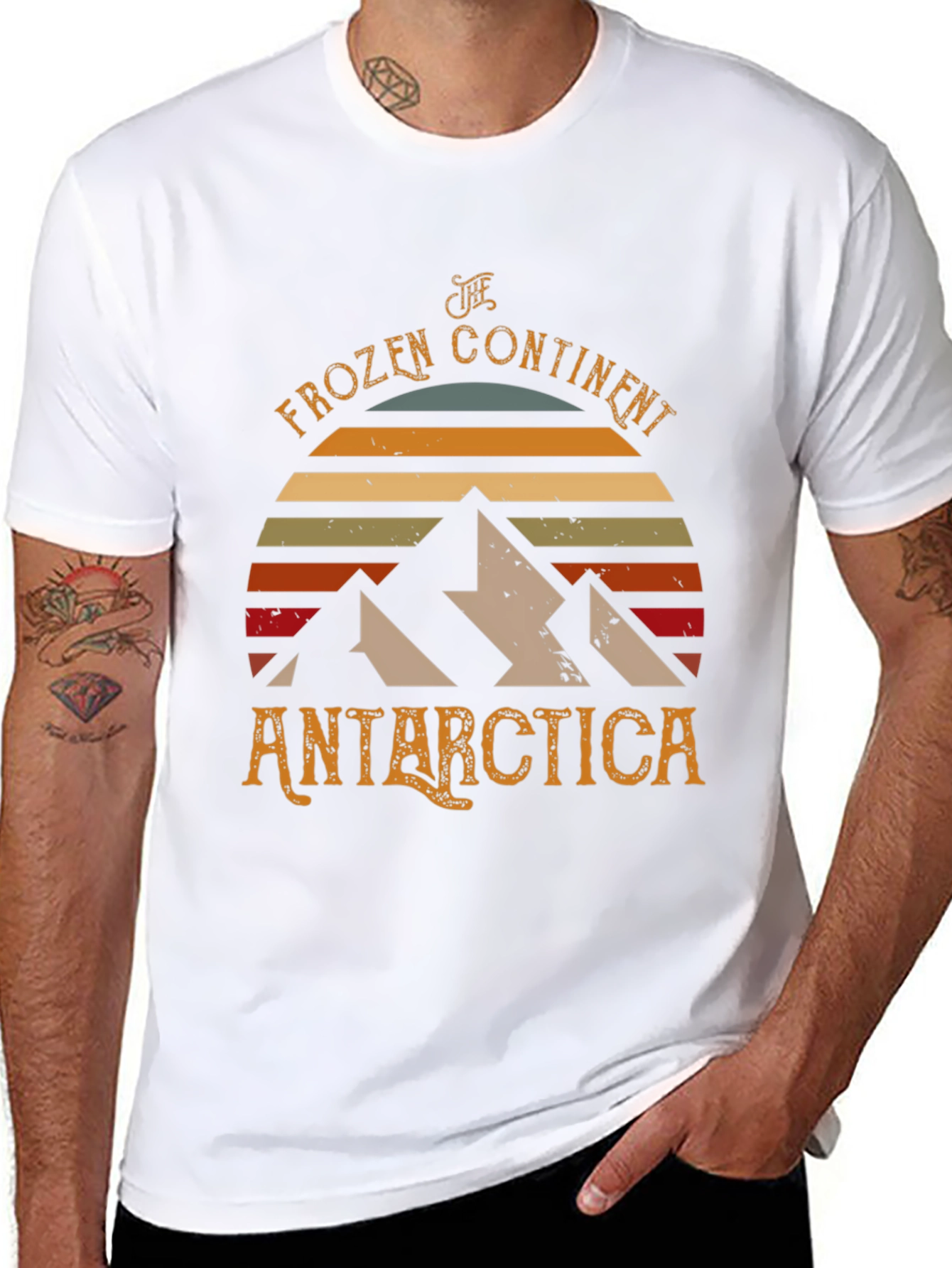 Antarctica T-Shirt - The Frozen Continent Design