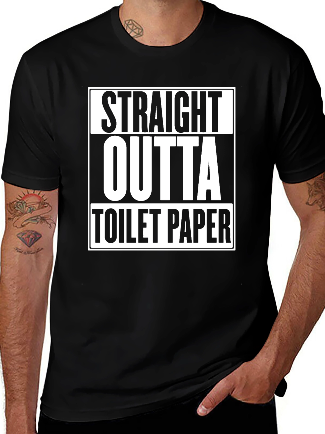 Straight Outta Toilet Paper Graphic Tee