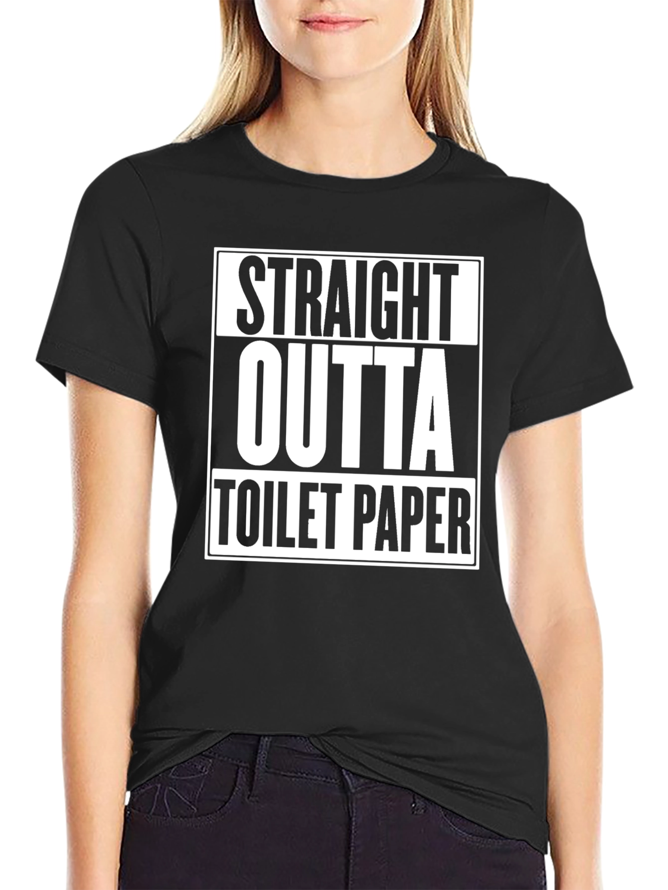 Straight Outta Toilet Paper Graphic Tee