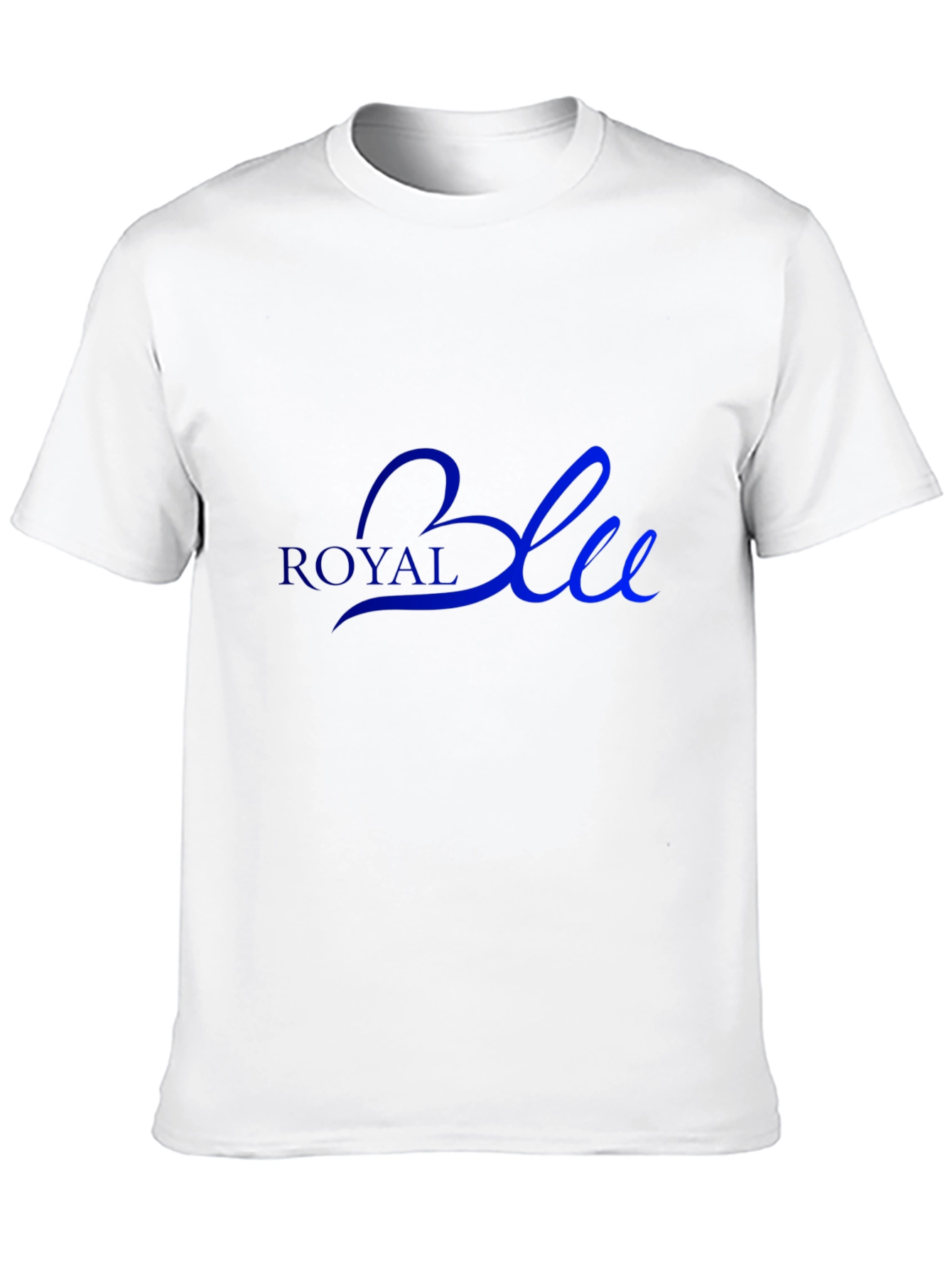 Royal Blue Graphic Tee - Stylish Mens T-Shirt