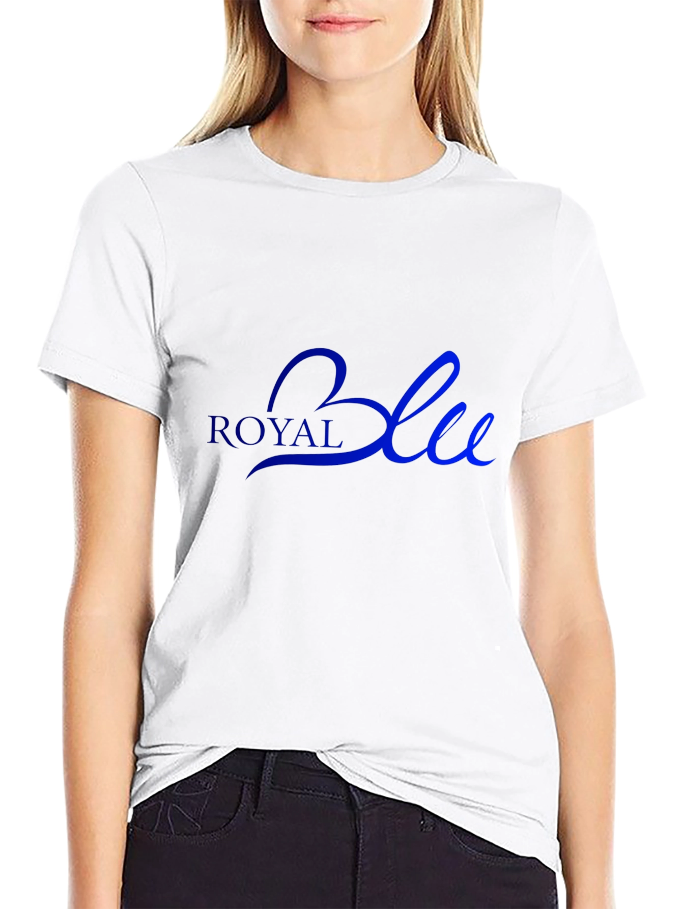 Royal Blue Graphic Tee - Stylish Mens T-Shirt